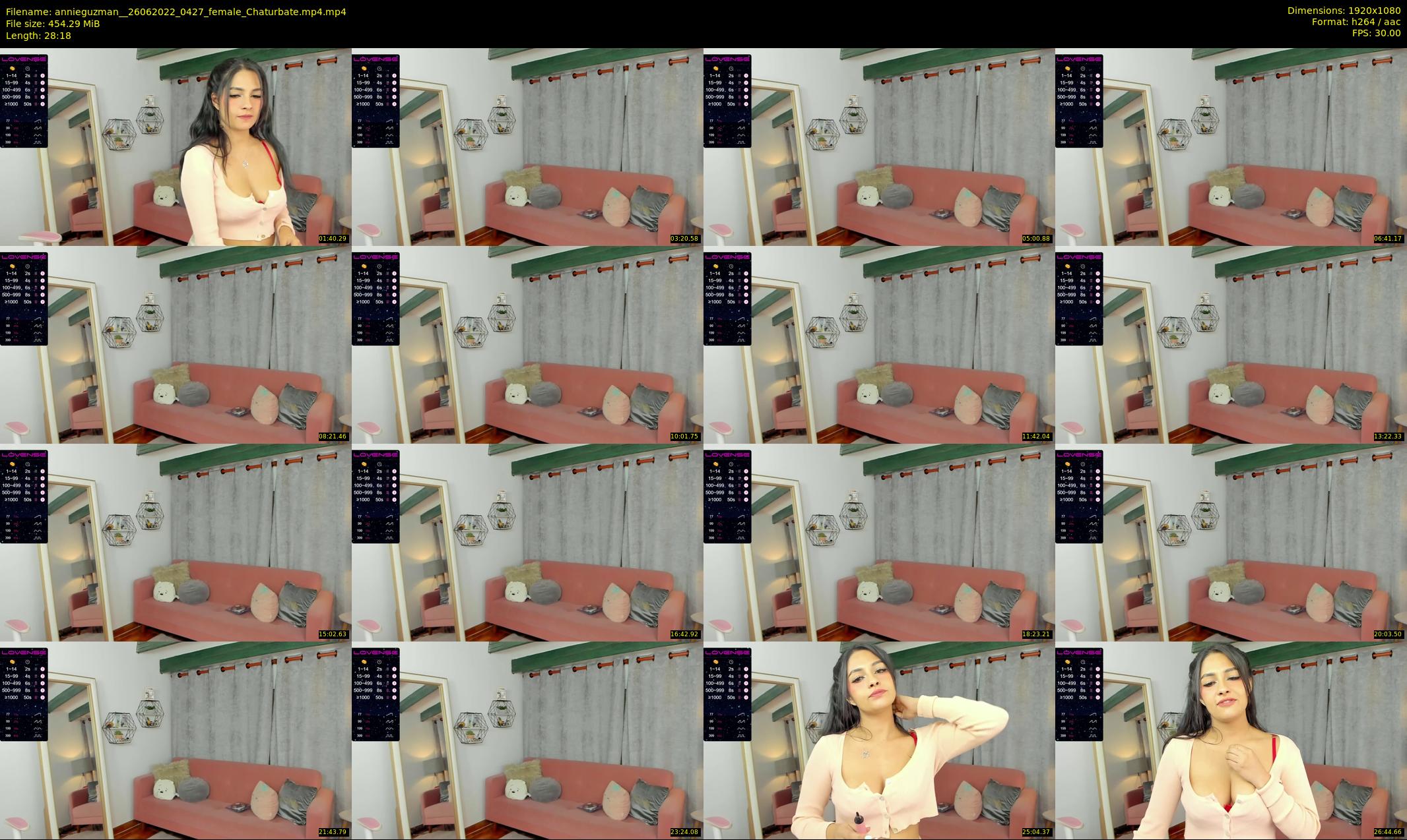 annieguzman_ — 29 minute Chaturbate female cam show recording, 1080p, Jun 26, 2022