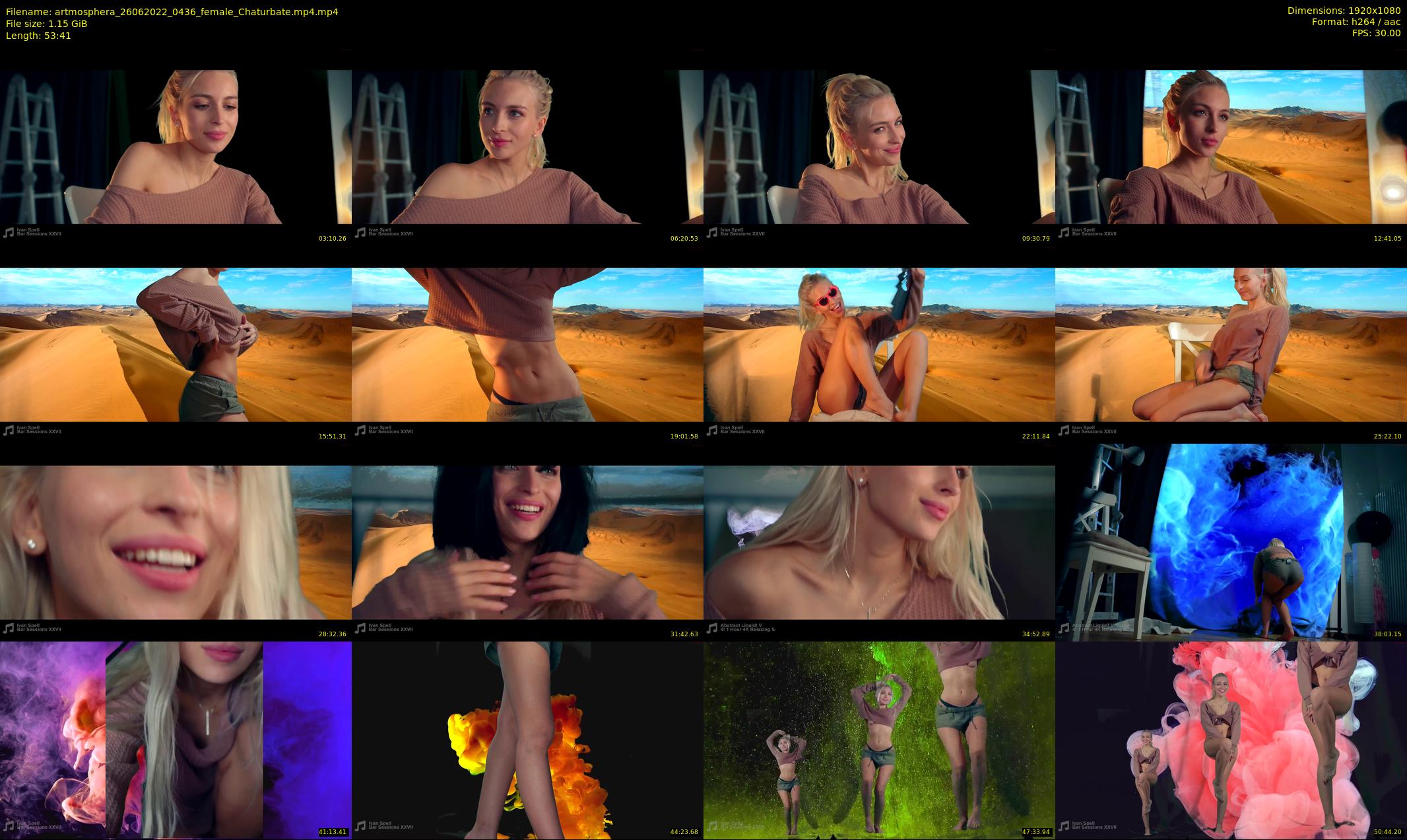 artmosphera — 54 minute Chaturbate female cam show recording, 1080p, Jun 26, 2022