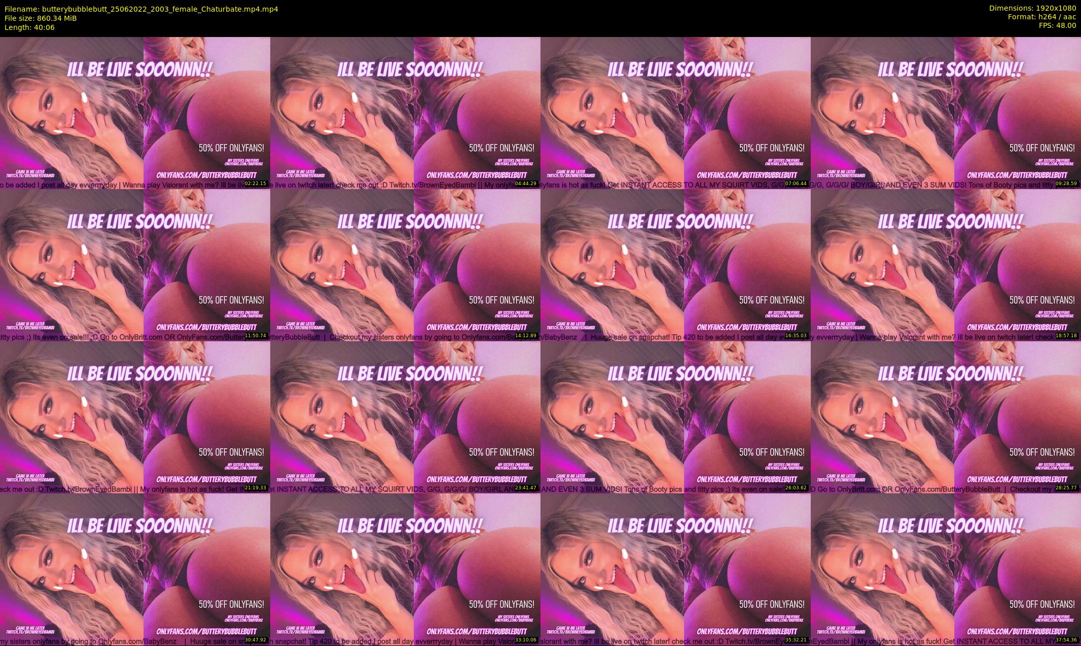 butterybubblebutt — 41 minute Chaturbate couple cam show recording, 1080p, Jun 25, 2022