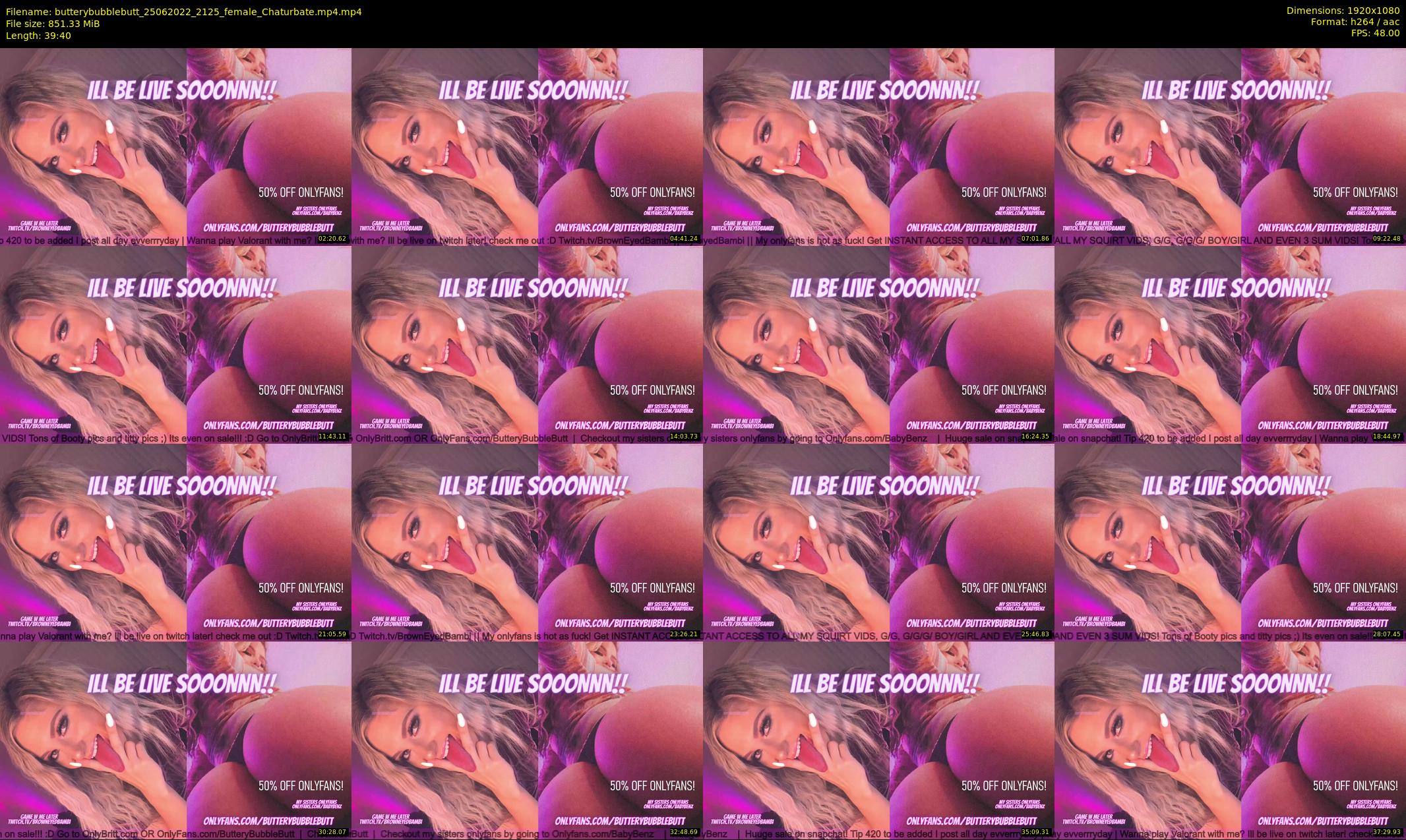 butterybubblebutt — 40 minute Chaturbate couple cam show recording, 1080p, Jun 25, 2022