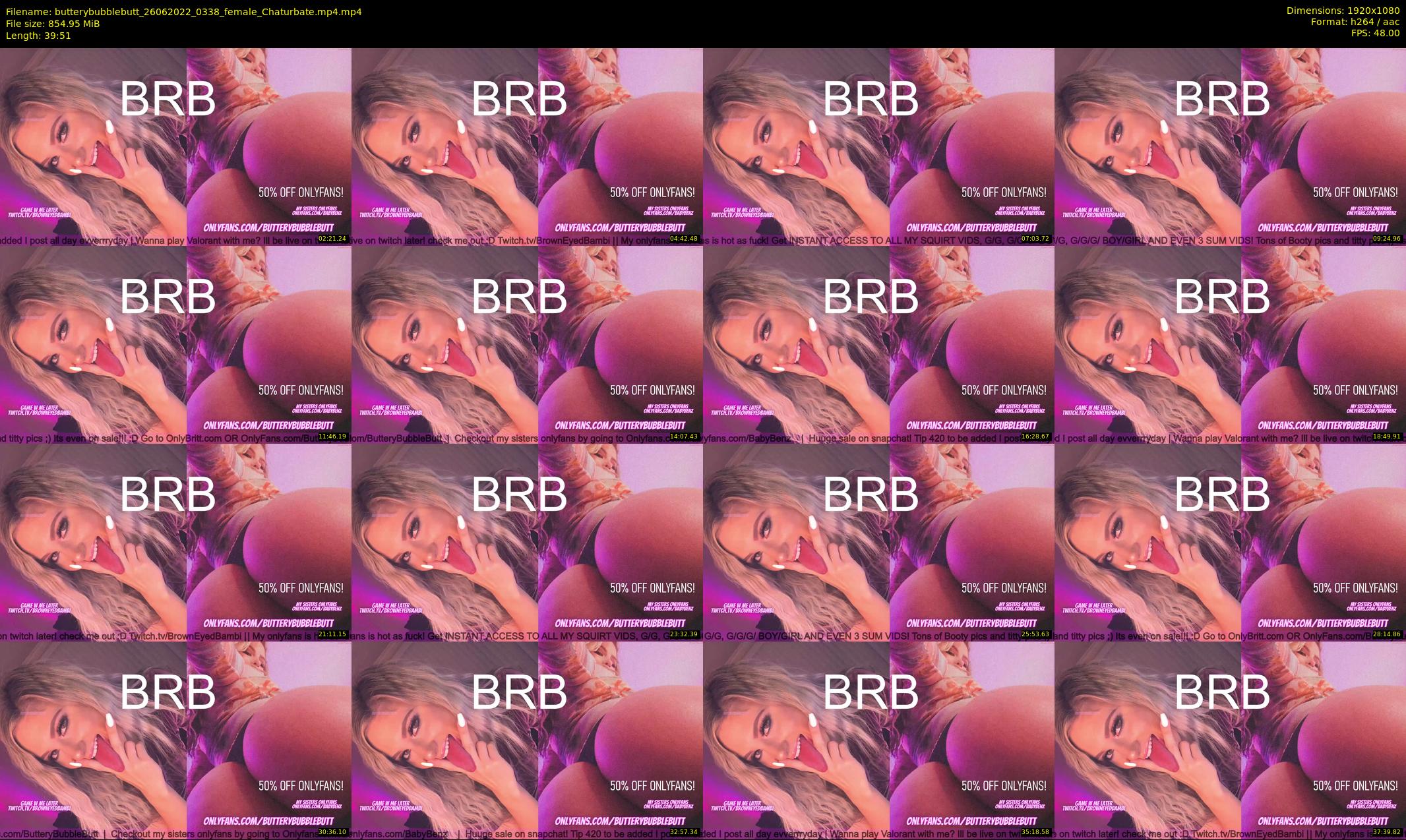 butterybubblebutt — 40 minute Chaturbate couple cam show recording, 1080p, Jun 26, 2022