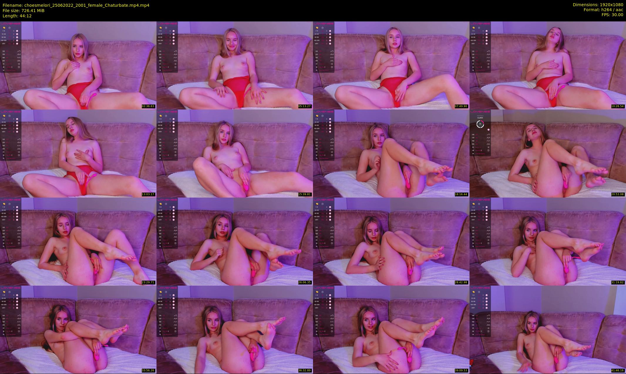 choesmelori — 45 minute Chaturbate couple cam show recording, 1080p, Jun 25, 2022