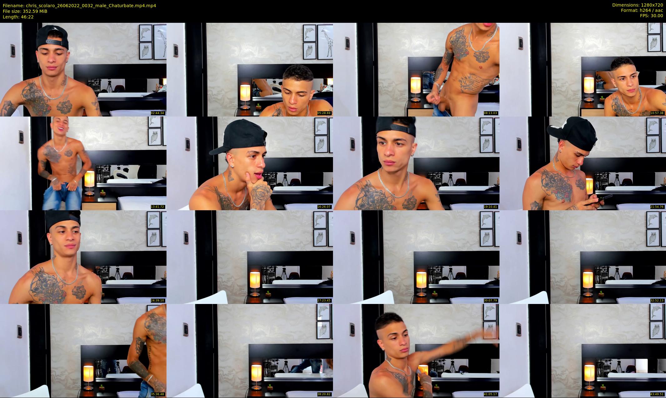 chris_scolaro — 47 minute Chaturbate male cam show recording, 720p, Jun 26, 2022