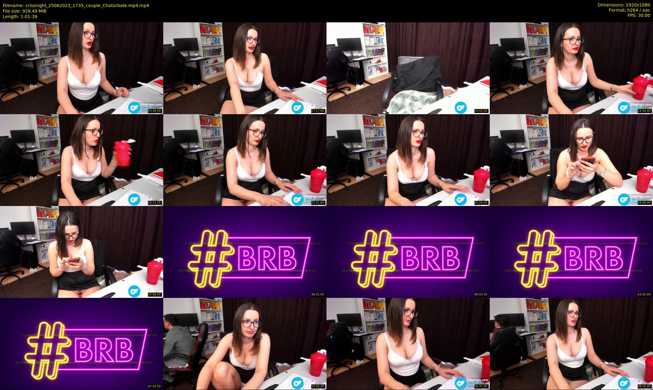 crissnight — 62 minute Chaturbate female cam show recording, 1080p, Jun 25, 2022