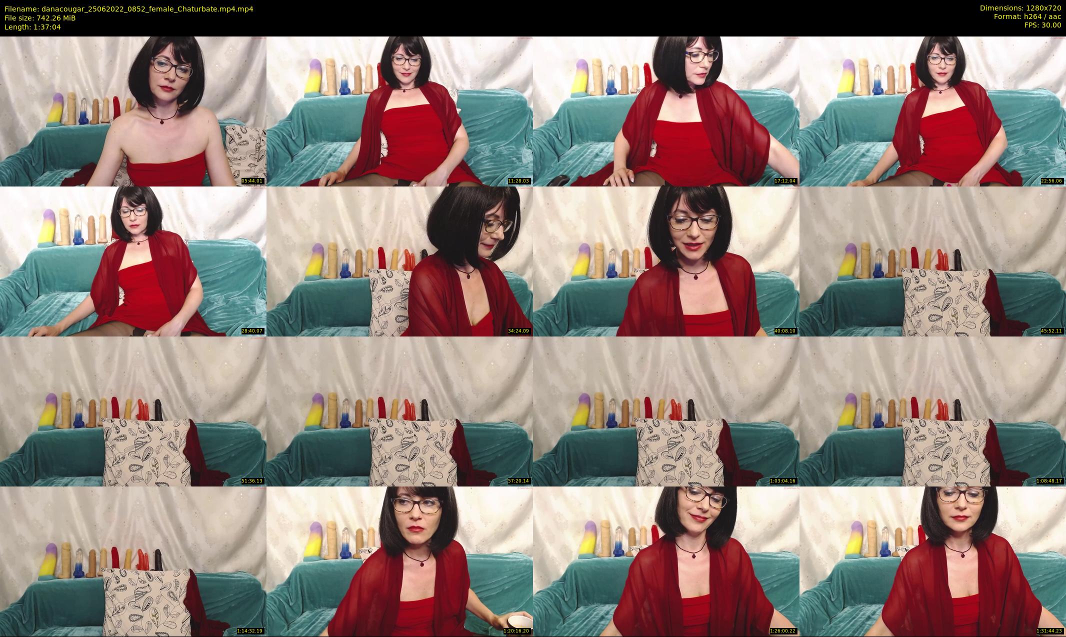 danacougar — 98 minute Chaturbate female cam show recording, 720p, Jun 25, 2022