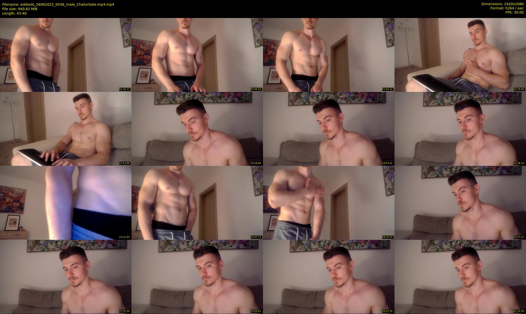 eddieds — 44 minute Chaturbate male cam show recording, 1080p, Jun 26, 2022