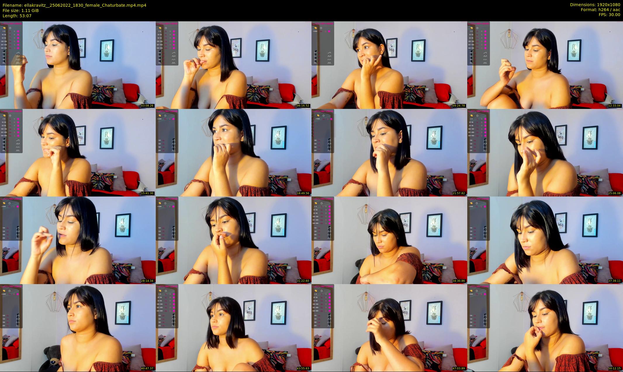 ellakravitz_ — 54 minute Chaturbate female cam show recording, 1080p, Jun 25, 2022