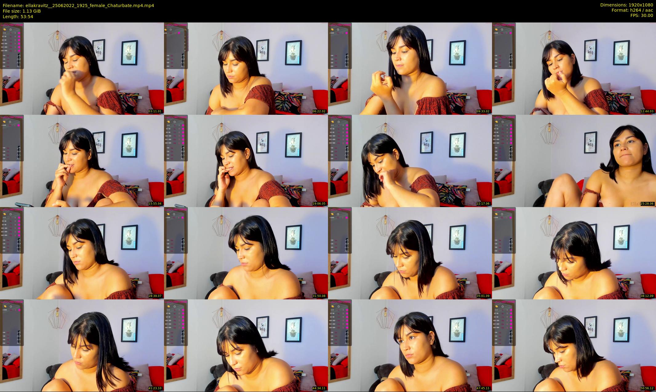 ellakravitz_ — 54 minute Chaturbate female cam show recording, 1080p, Jun 25, 2022