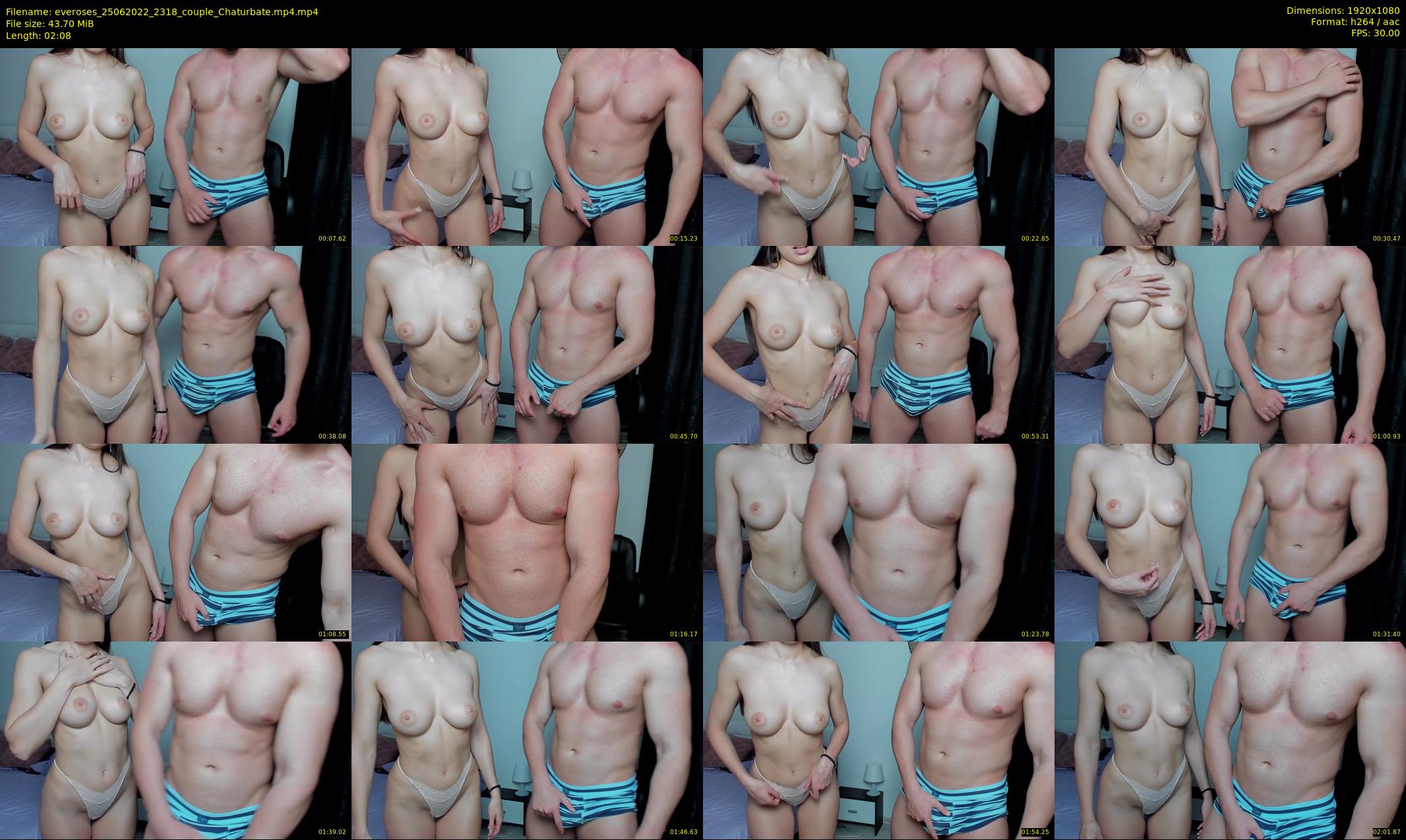 everoses — 3 minute Chaturbate couple cam show recording, 1080p, Jun 25, 2022