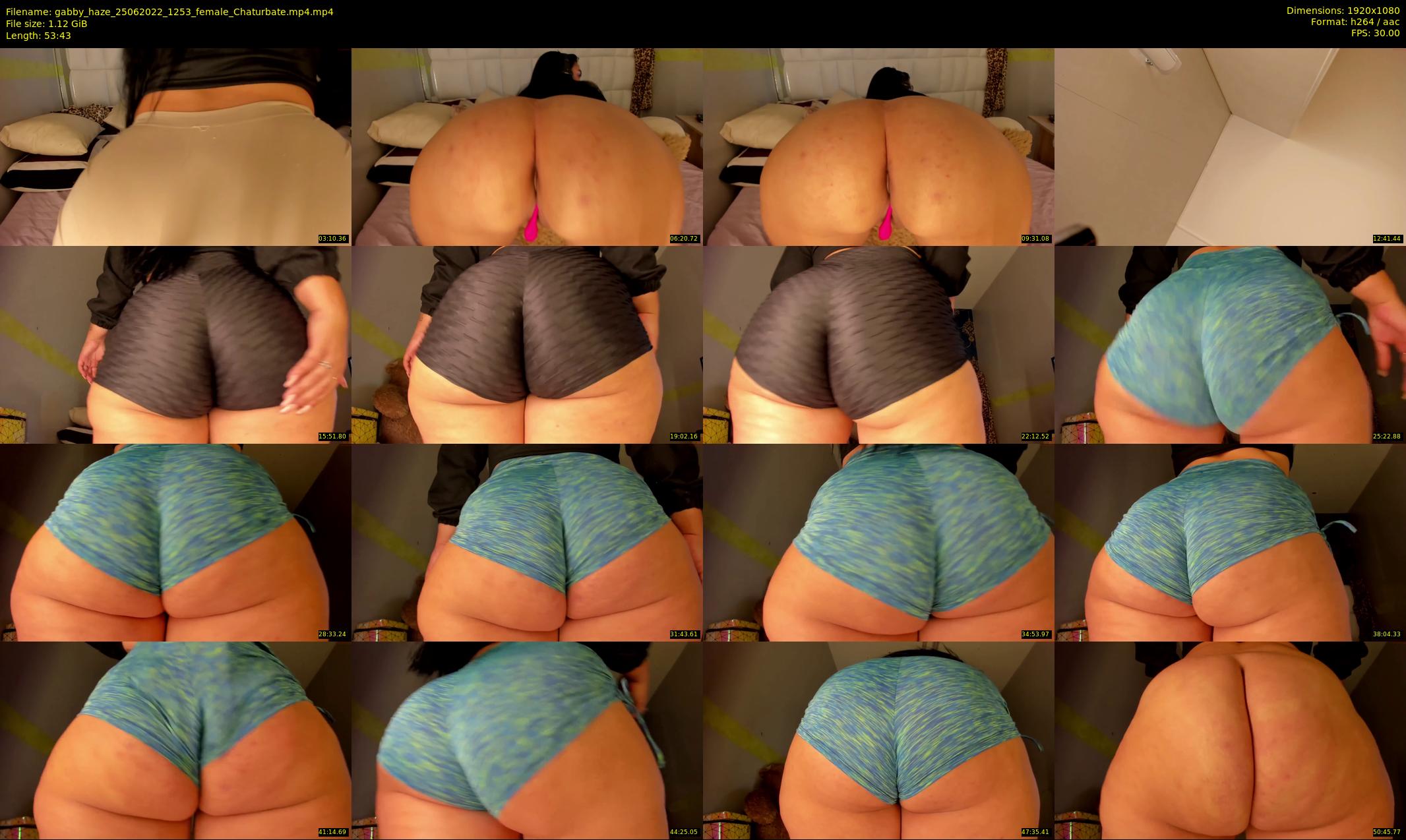 gabby_haze — 54 minute Chaturbate female cam show recording, 1080p, Jun 25, 2022