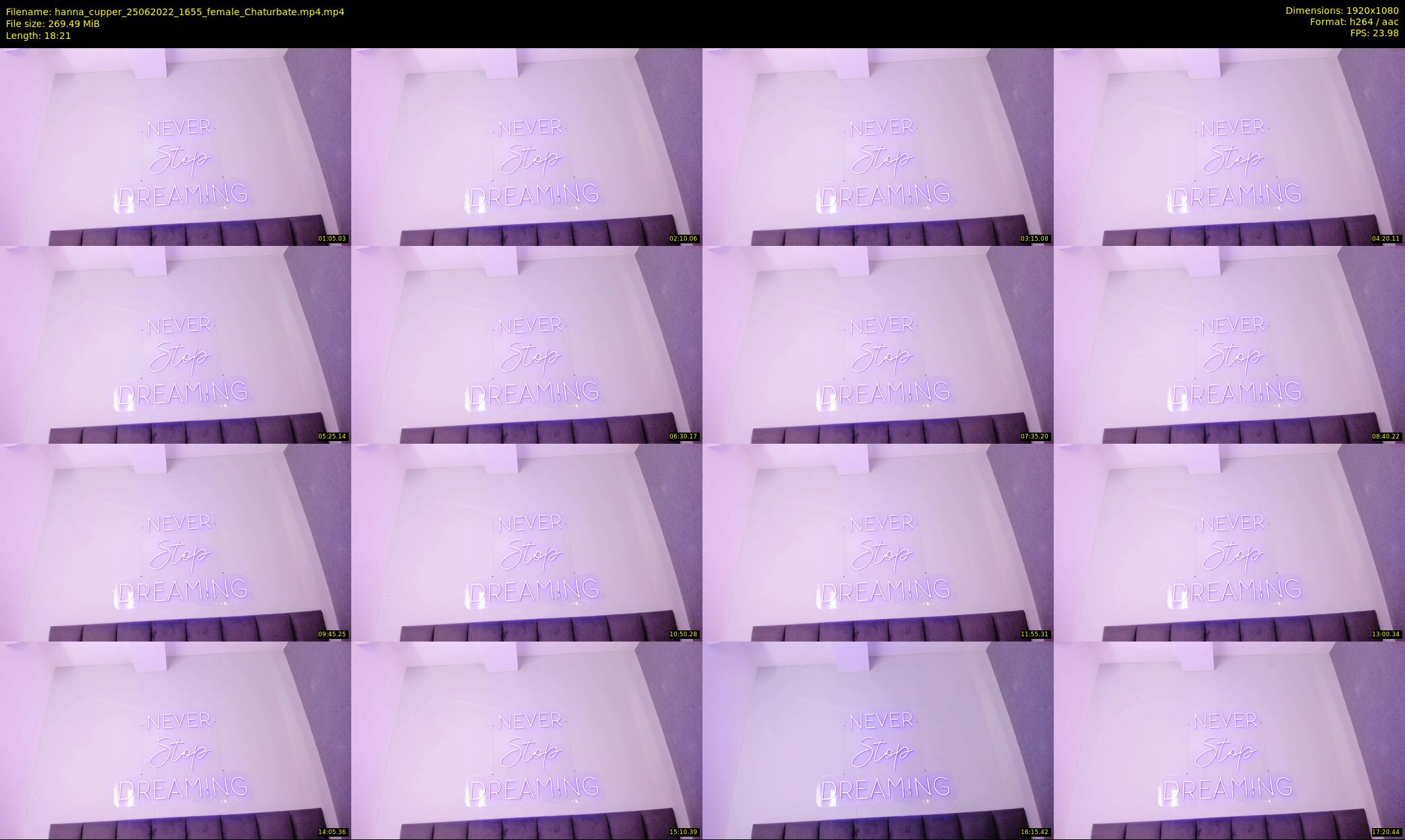 hanna_cupper — 19 minute Chaturbate female cam show recording, 1080p, Jun 25, 2022