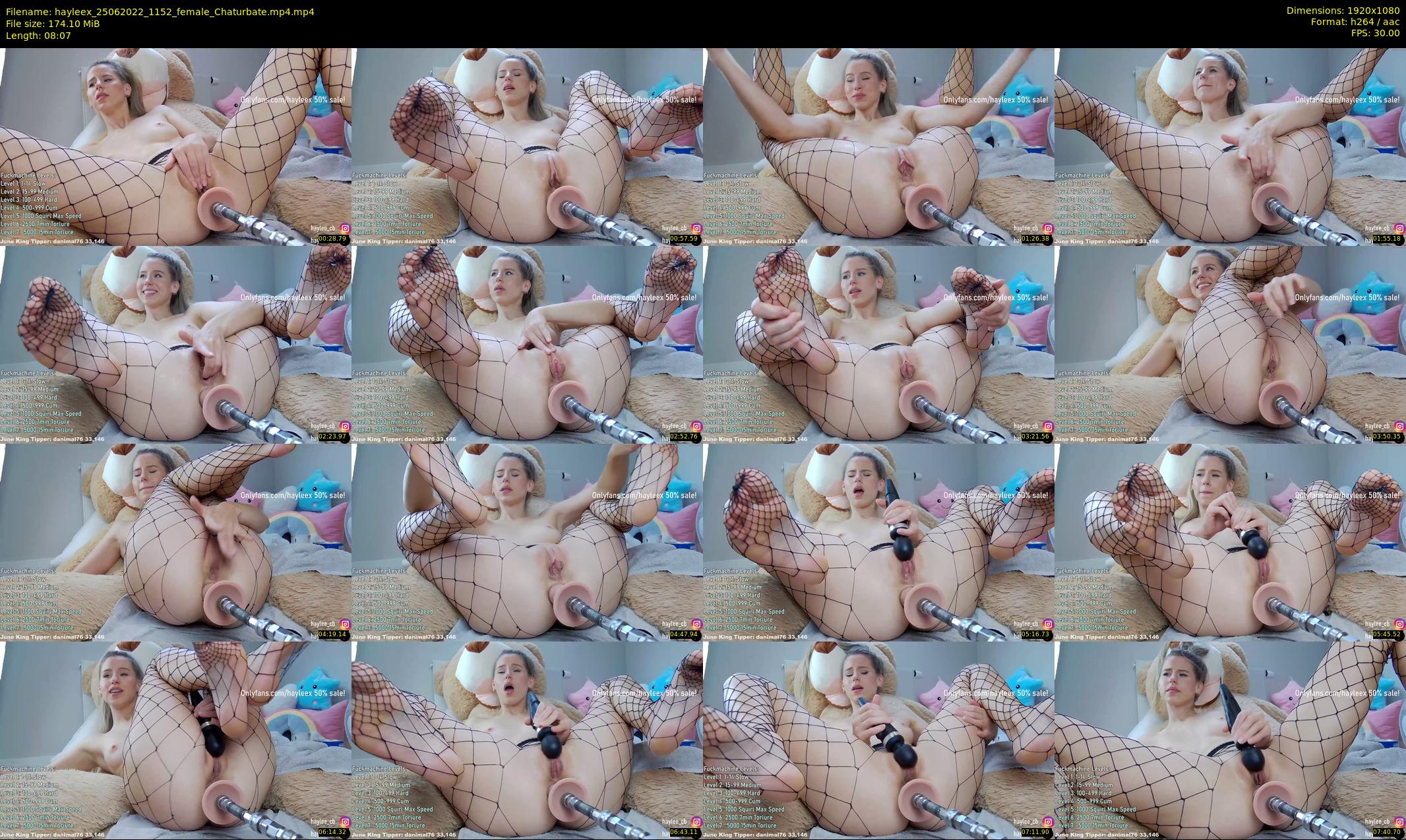 hayleex — 9 minute Chaturbate female cam show recording, 1080p, Jun 25, 2022