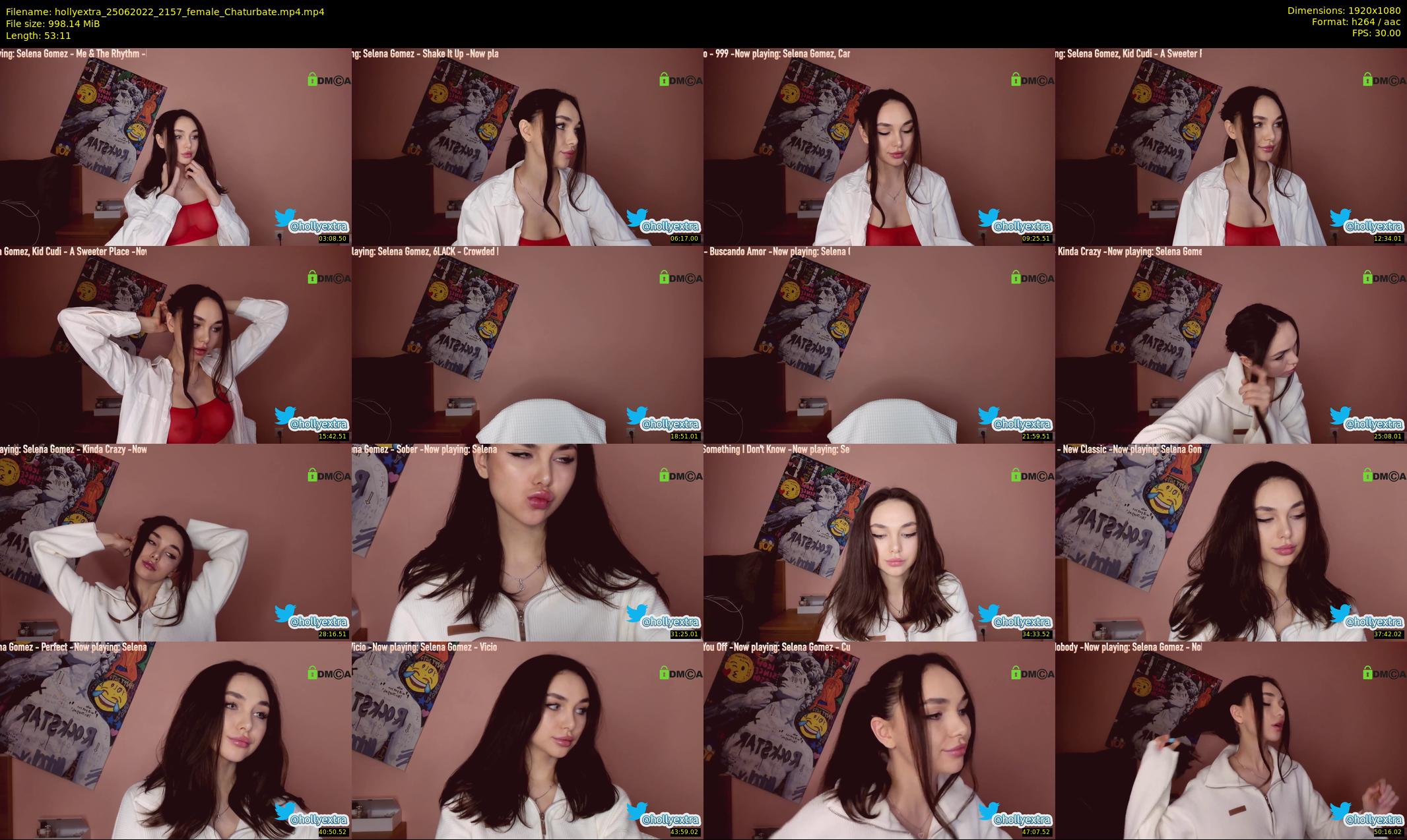 hollyextra — 54 minute Chaturbate female cam show recording, 1080p, Jun 25, 2022