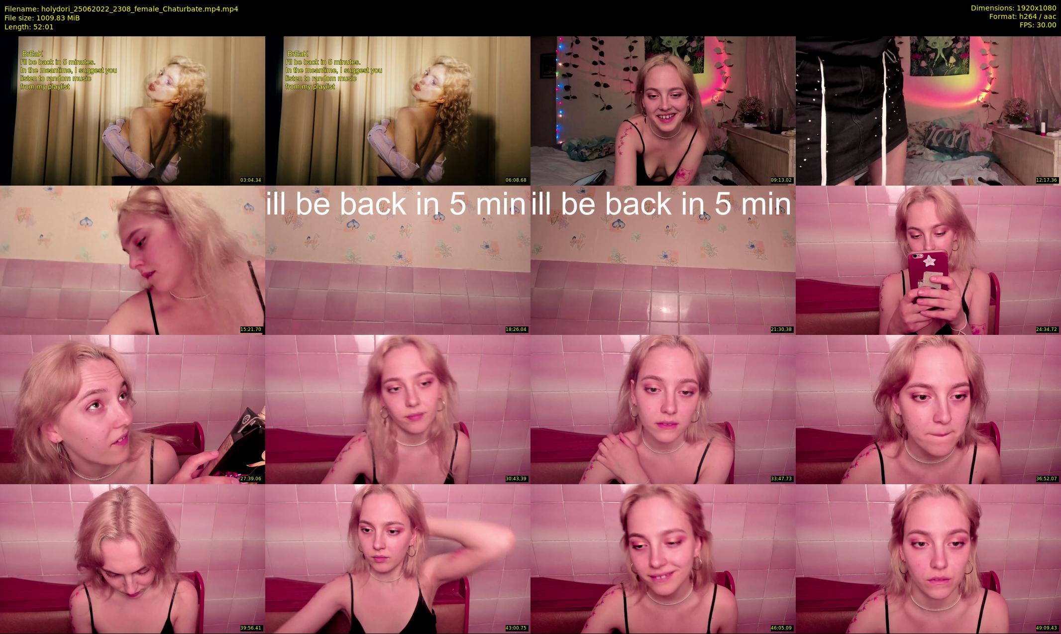 holydori — 53 minute Chaturbate female cam show recording, 1080p, Jun 25, 2022
