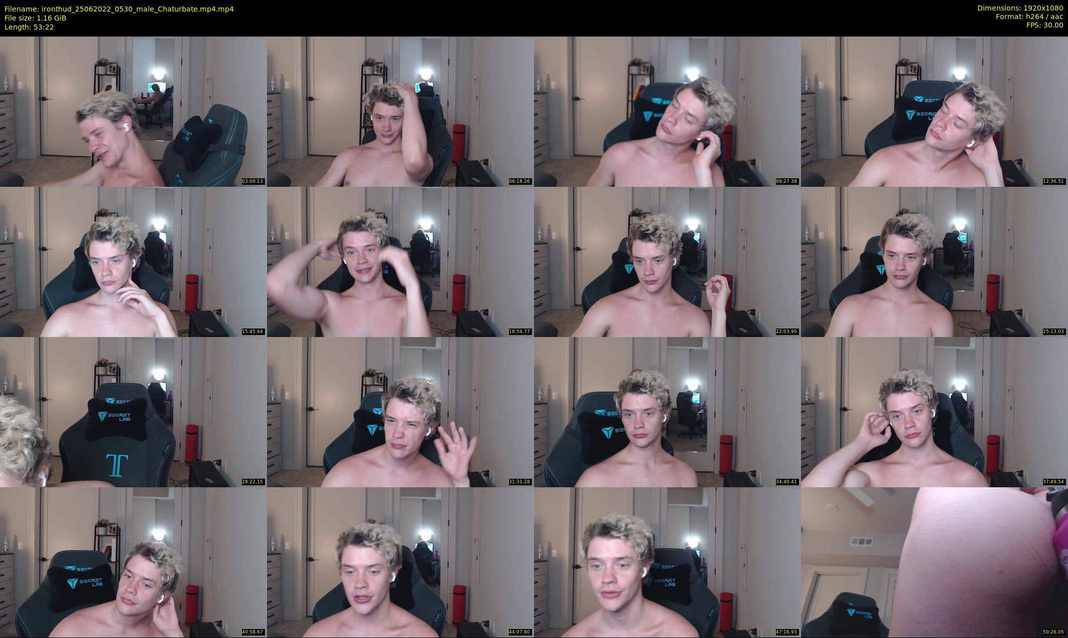 ironthud — 54 minute Chaturbate male cam show recording, 1080p, Jun 25, 2022