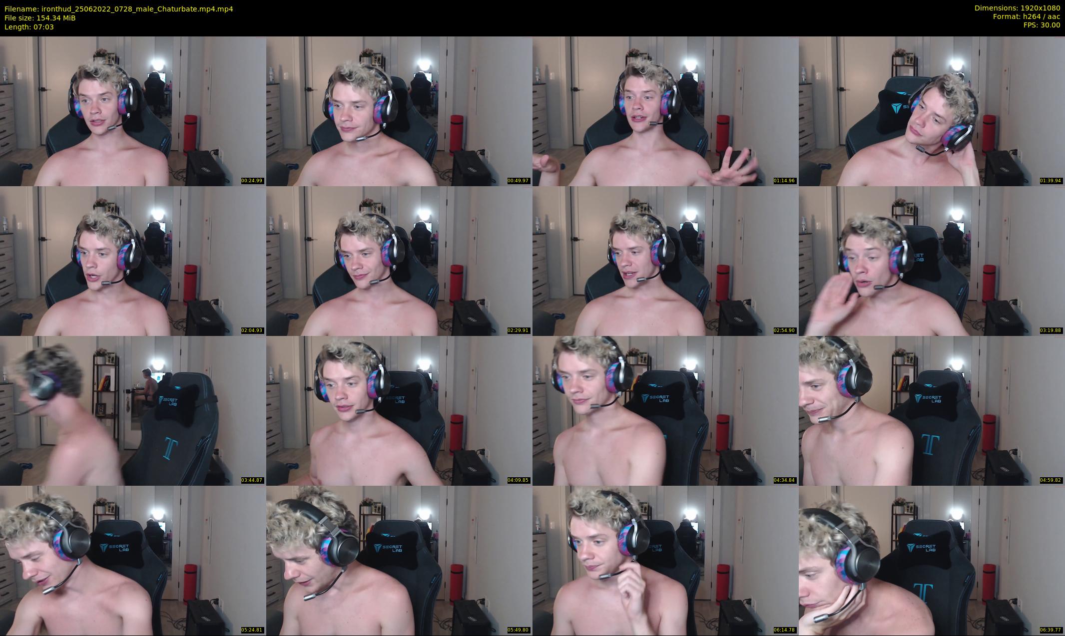 ironthud — 8 minute Chaturbate male cam show recording, 1080p, Jun 25, 2022