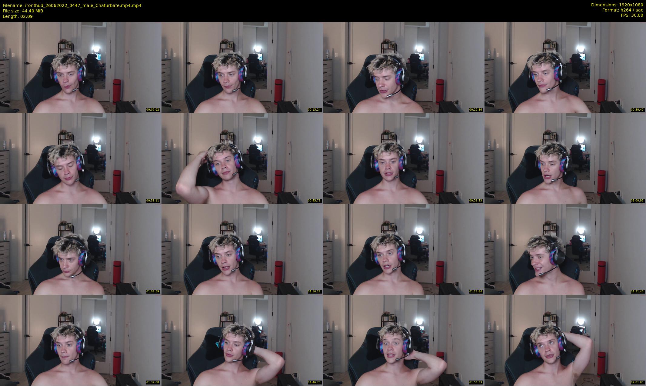 ironthud — 3 minute Chaturbate male cam show recording, 1080p, Jun 26, 2022