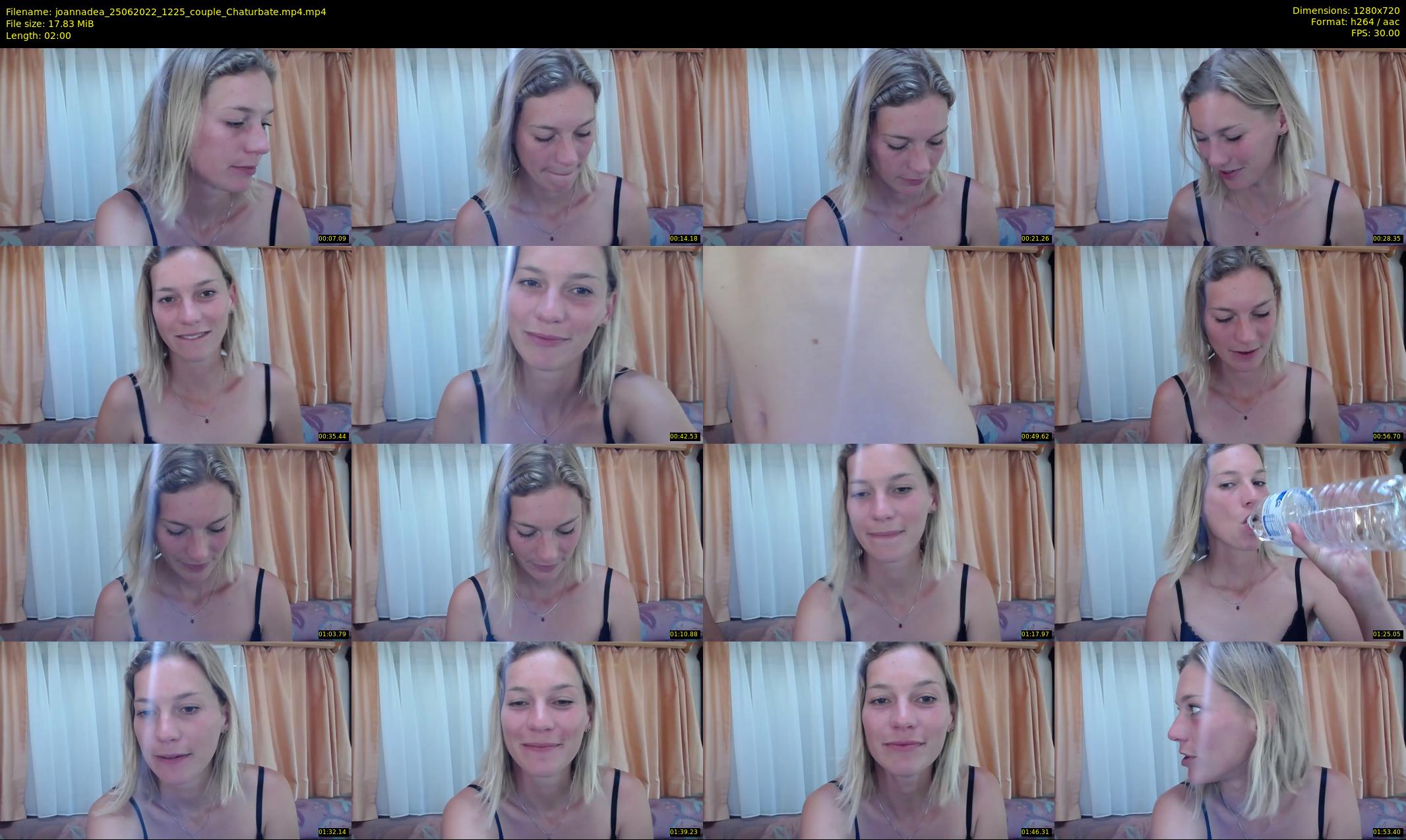 joannadea — 2 minute Chaturbate female cam show recording, 720p, Jun 25, 2022