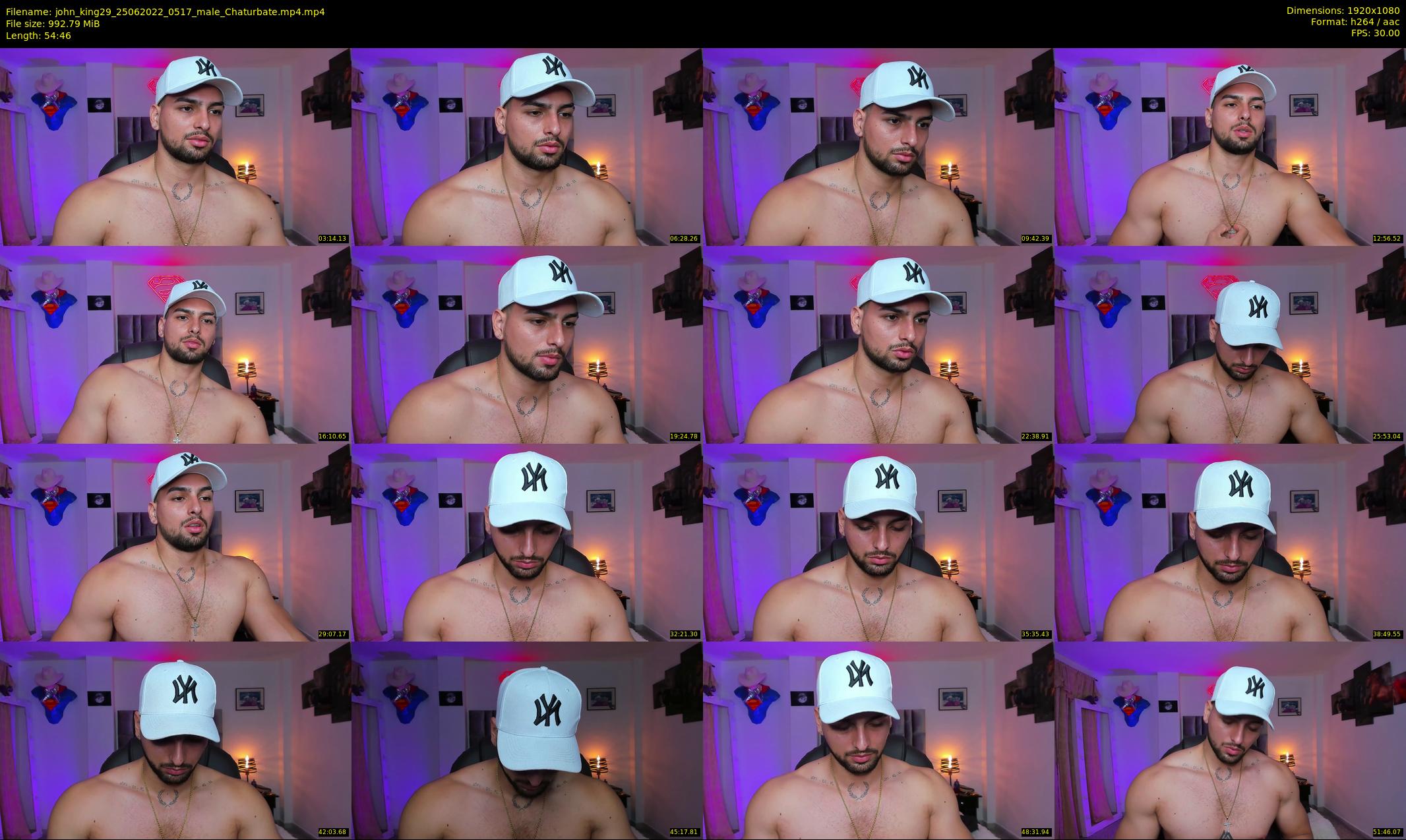john_king29 — 55 minute Chaturbate male cam show recording, 1080p, Jun 25, 2022
