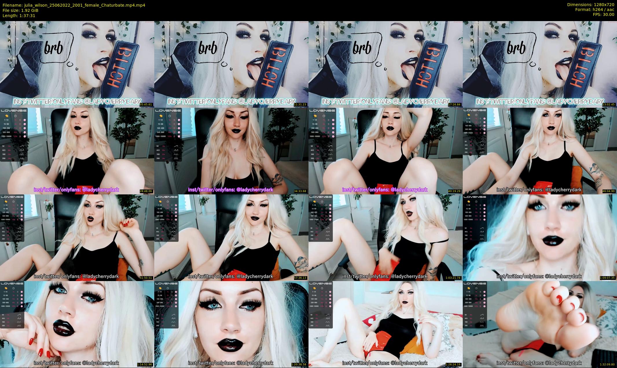 julia_wilson — 98 minute Chaturbate female cam show recording, 720p, Jun 25, 2022