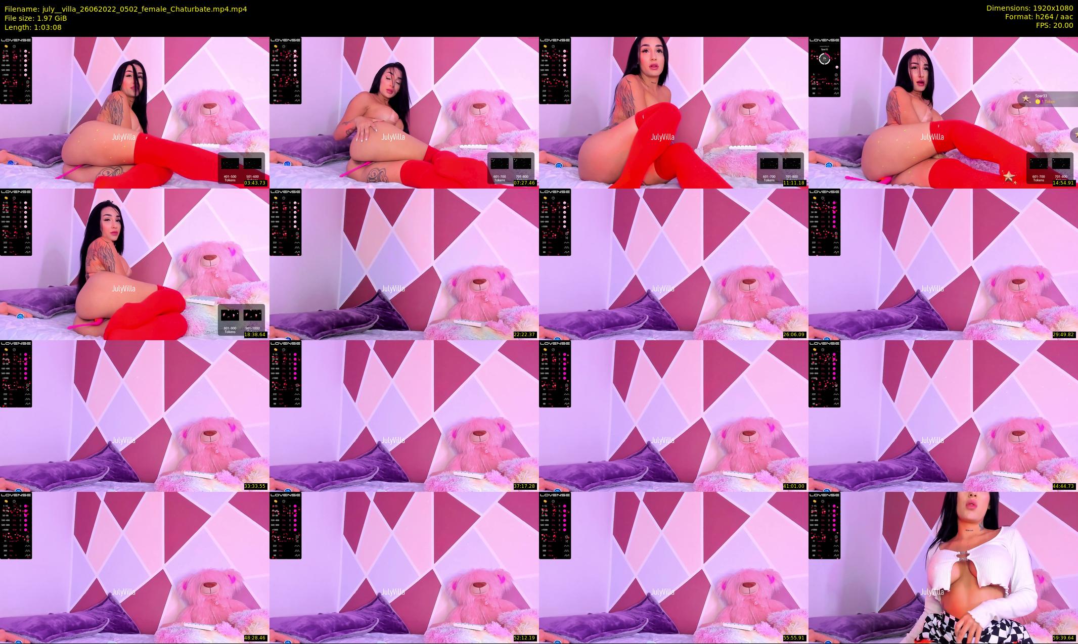 july__villa — 64 minute Chaturbate female cam show recording, 1080p, Jun 26, 2022