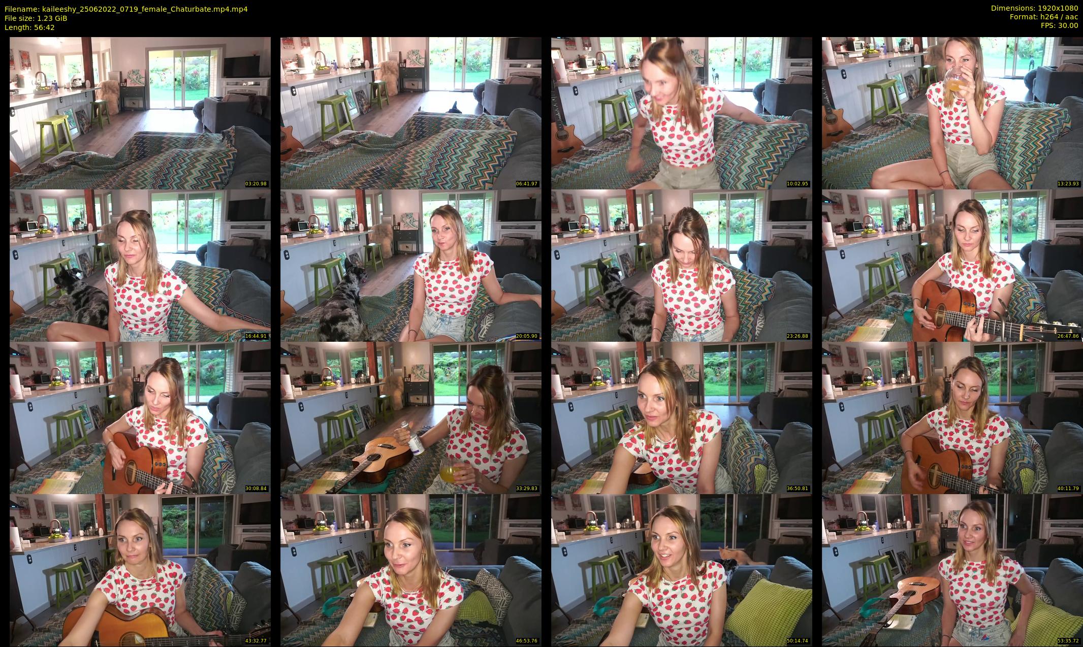 kaileeshy — 57 minute Chaturbate female cam show recording, 1080p, Jun 25, 2022