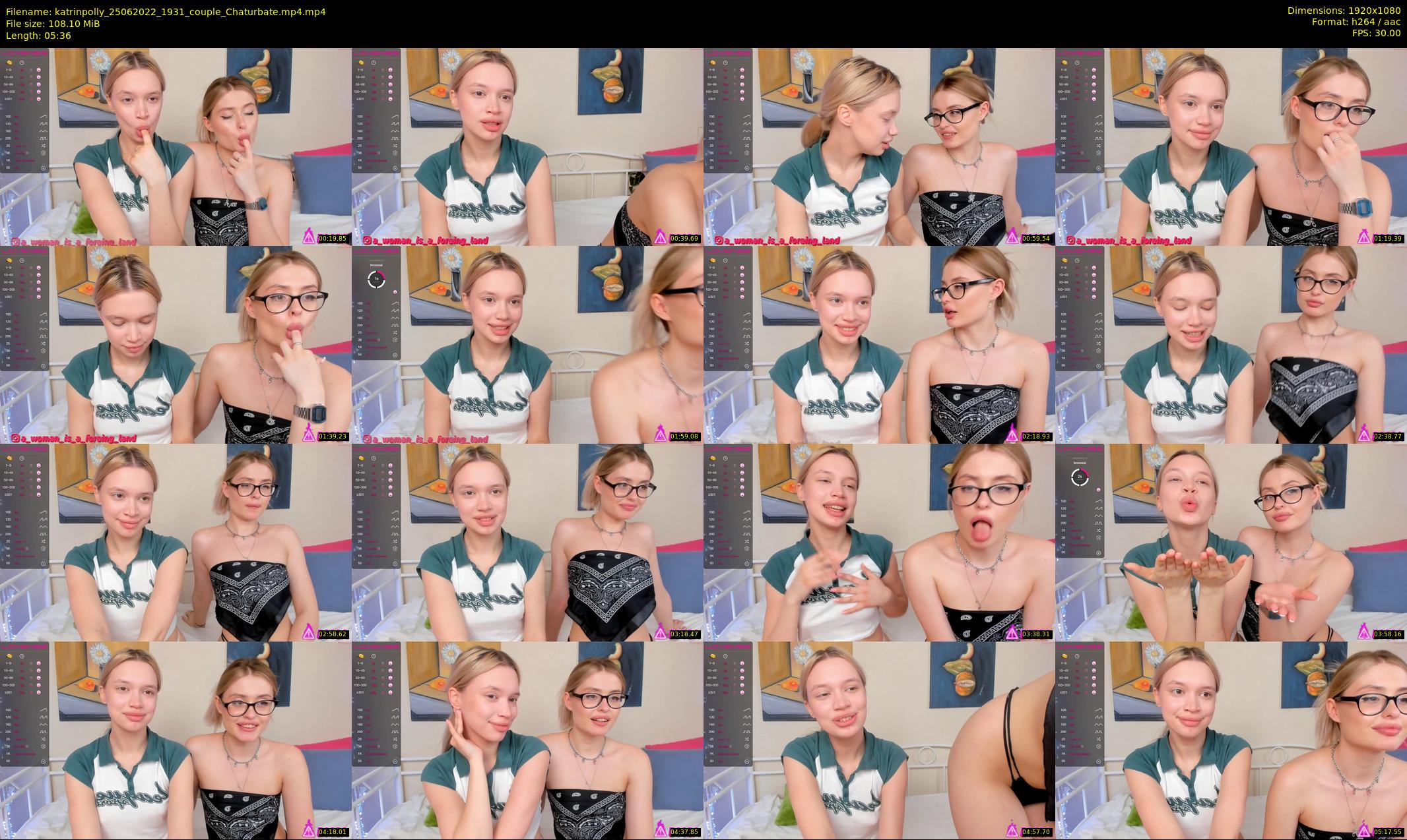 katrinpolly — 6 minute Chaturbate couple cam show recording, 1080p, Jun 25, 2022