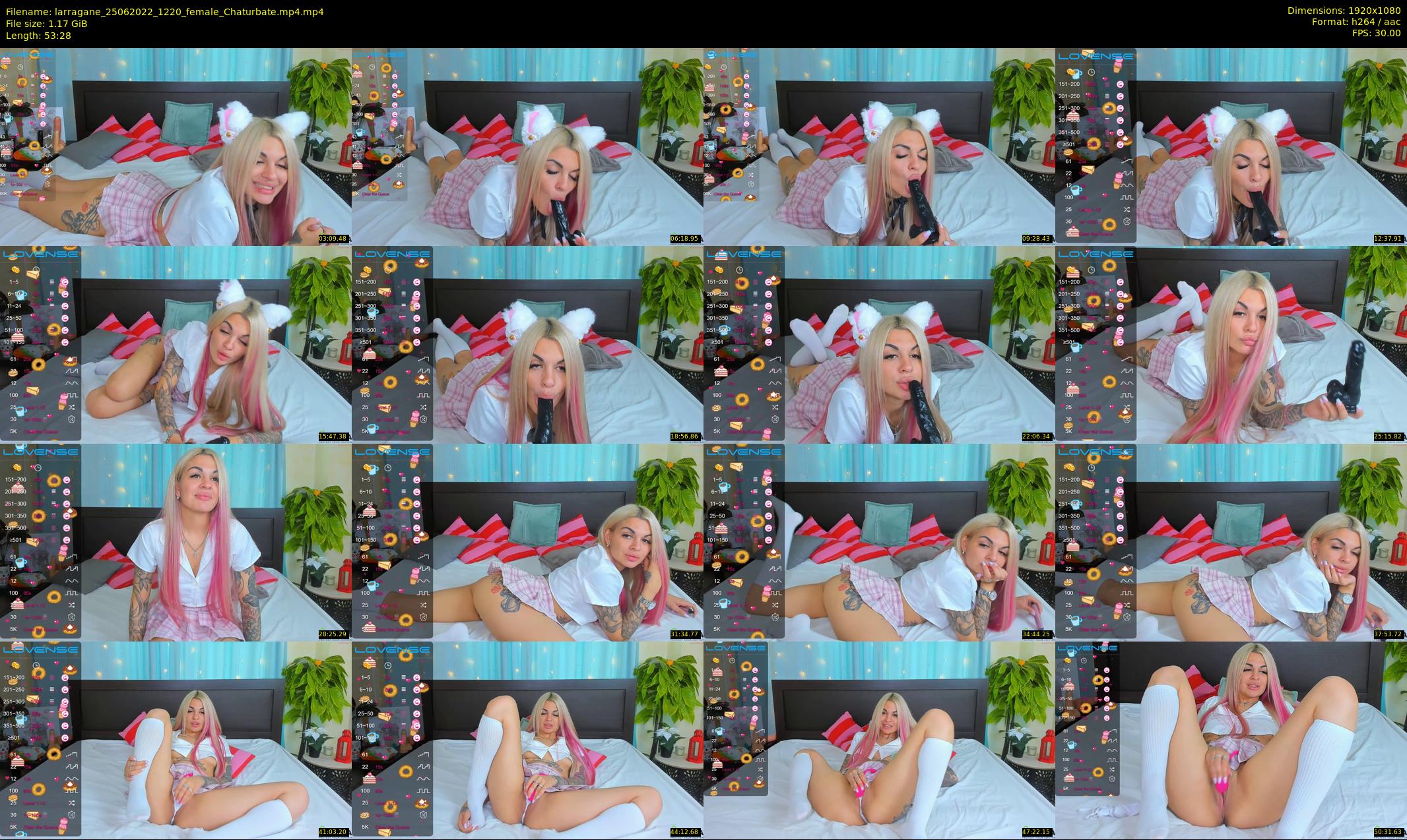larragane — 54 minute Chaturbate couple cam show recording, 1080p, Jun 25, 2022