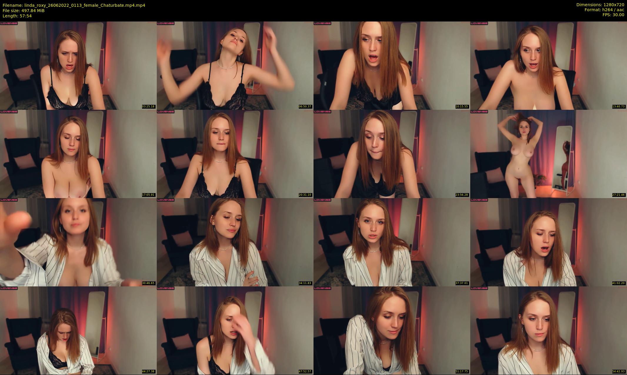linda_roxy — 58 minute Chaturbate female cam show recording, 720p, Jun 26, 2022