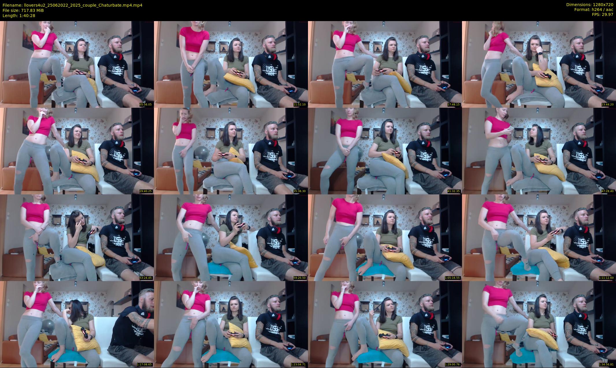 llovers4u2 — 101 minute Chaturbate couple cam show recording, 720p, Jun 25, 2022