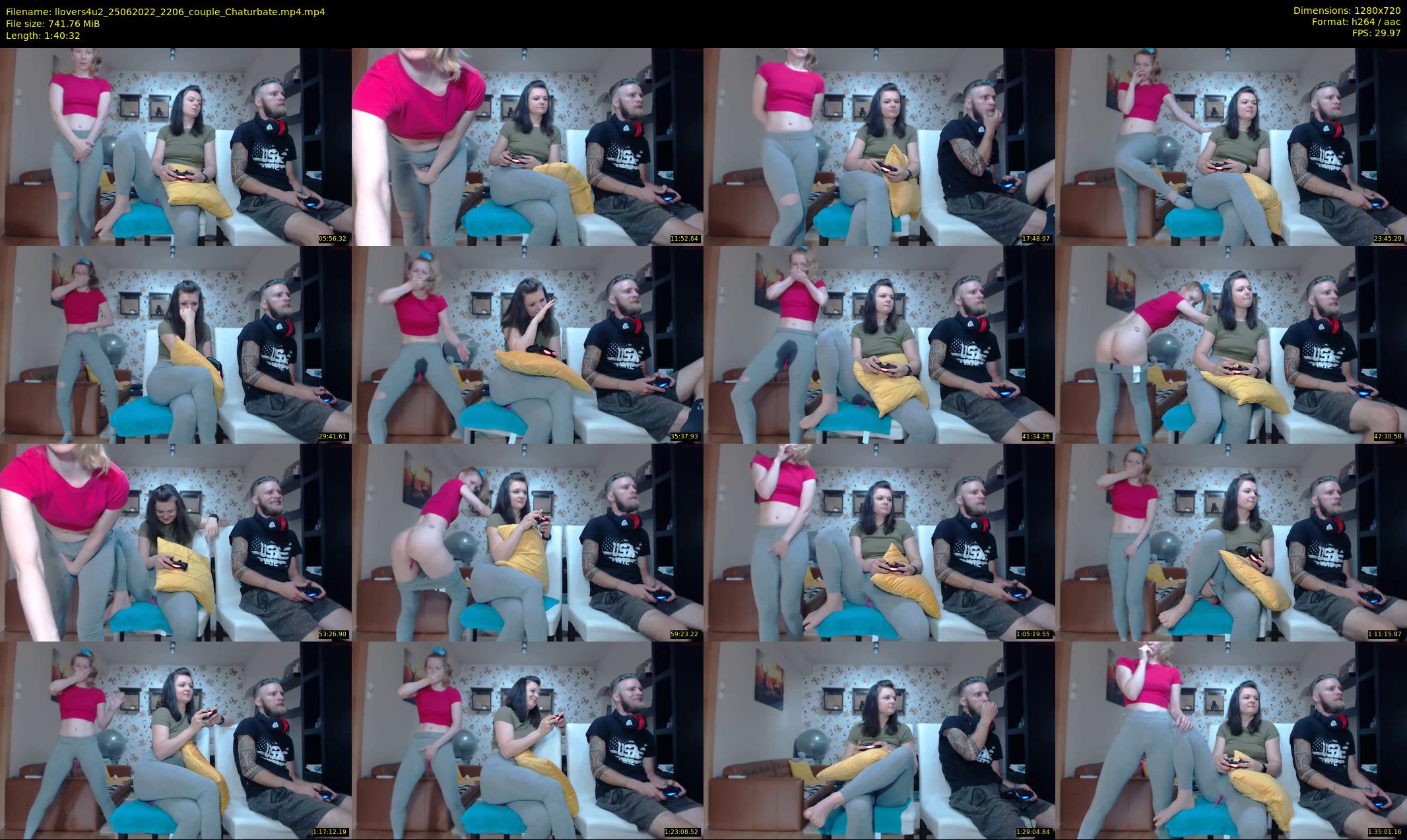 llovers4u2 — 101 minute Chaturbate couple cam show recording, 720p, Jun 25, 2022
