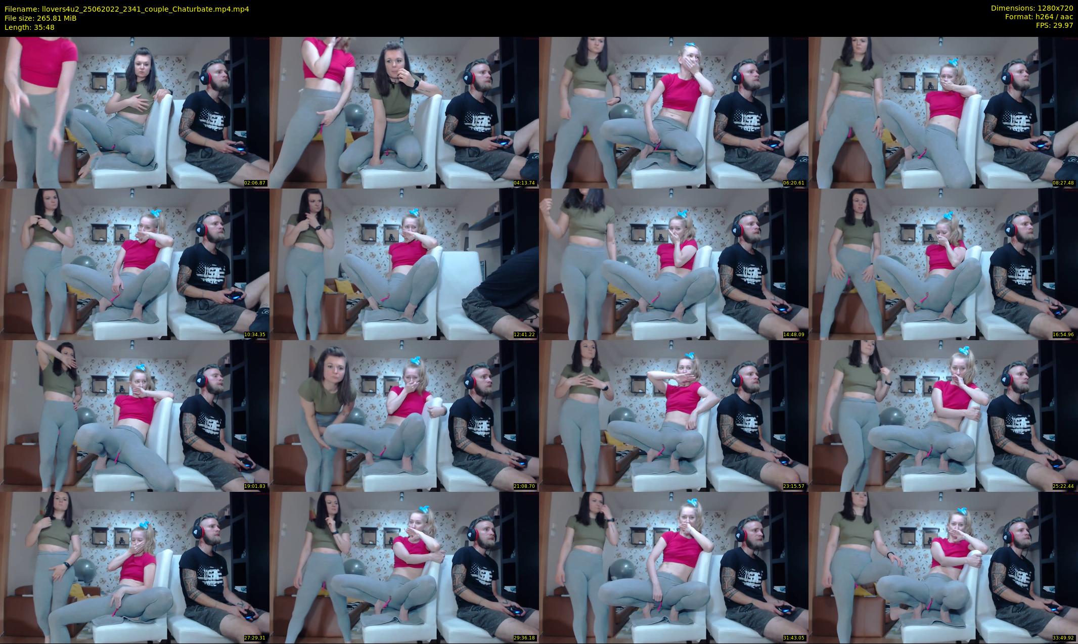 llovers4u2 — 36 minute Chaturbate couple cam show recording, 720p, Jun 25, 2022