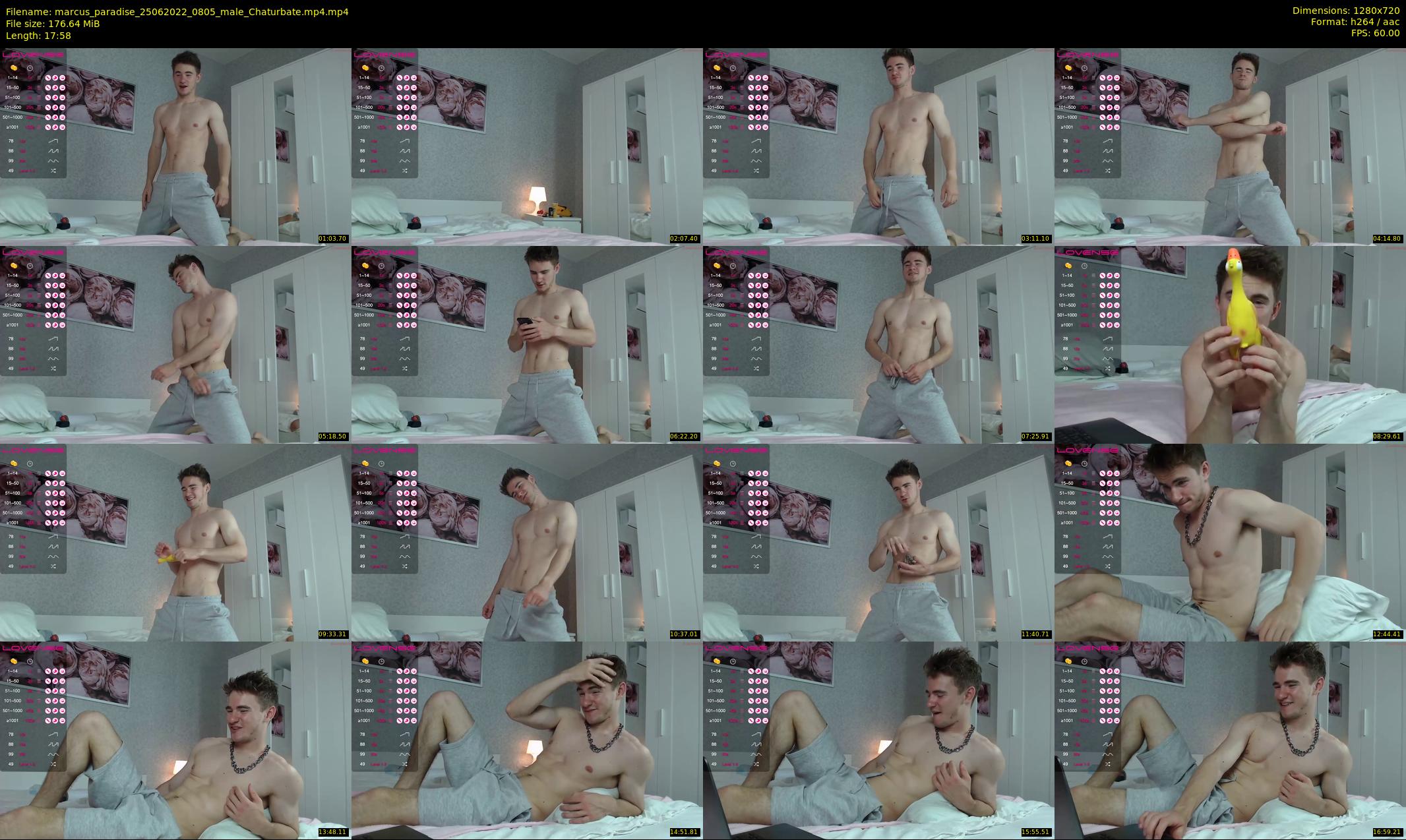marcus_paradise — 18 minute Chaturbate male cam show recording, 720p, Jun 25, 2022
