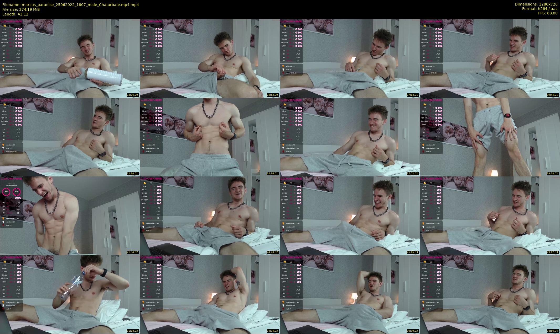 marcus_paradise — 42 minute Chaturbate male cam show recording, 720p, Jun 25, 2022