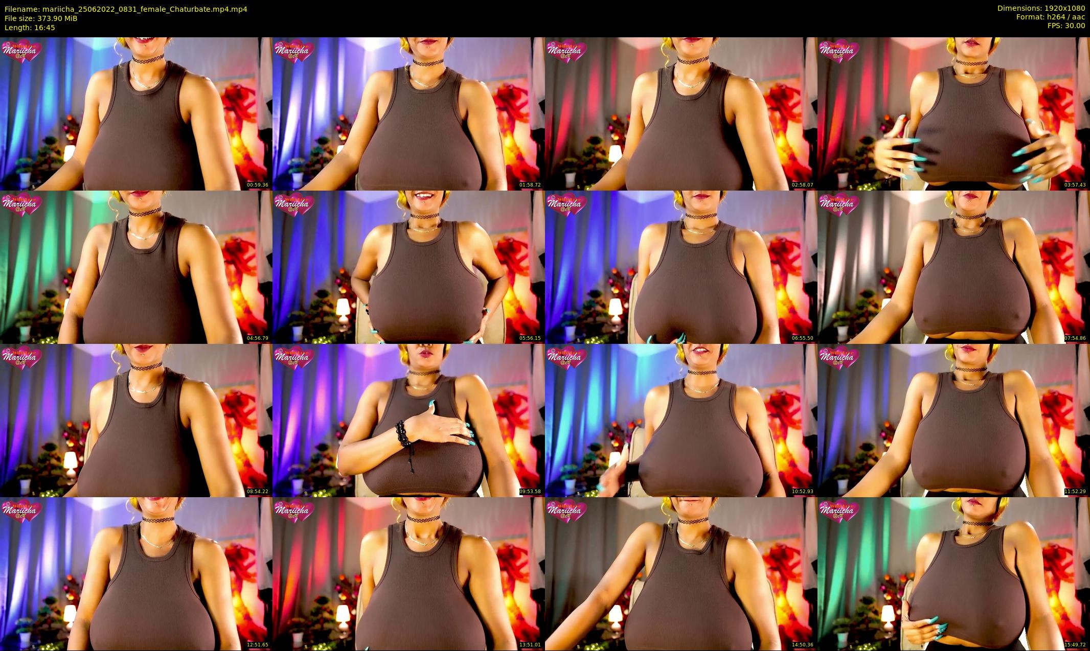 mariicha — 17 minute Chaturbate female cam show recording, 1080p, Jun 25, 2022