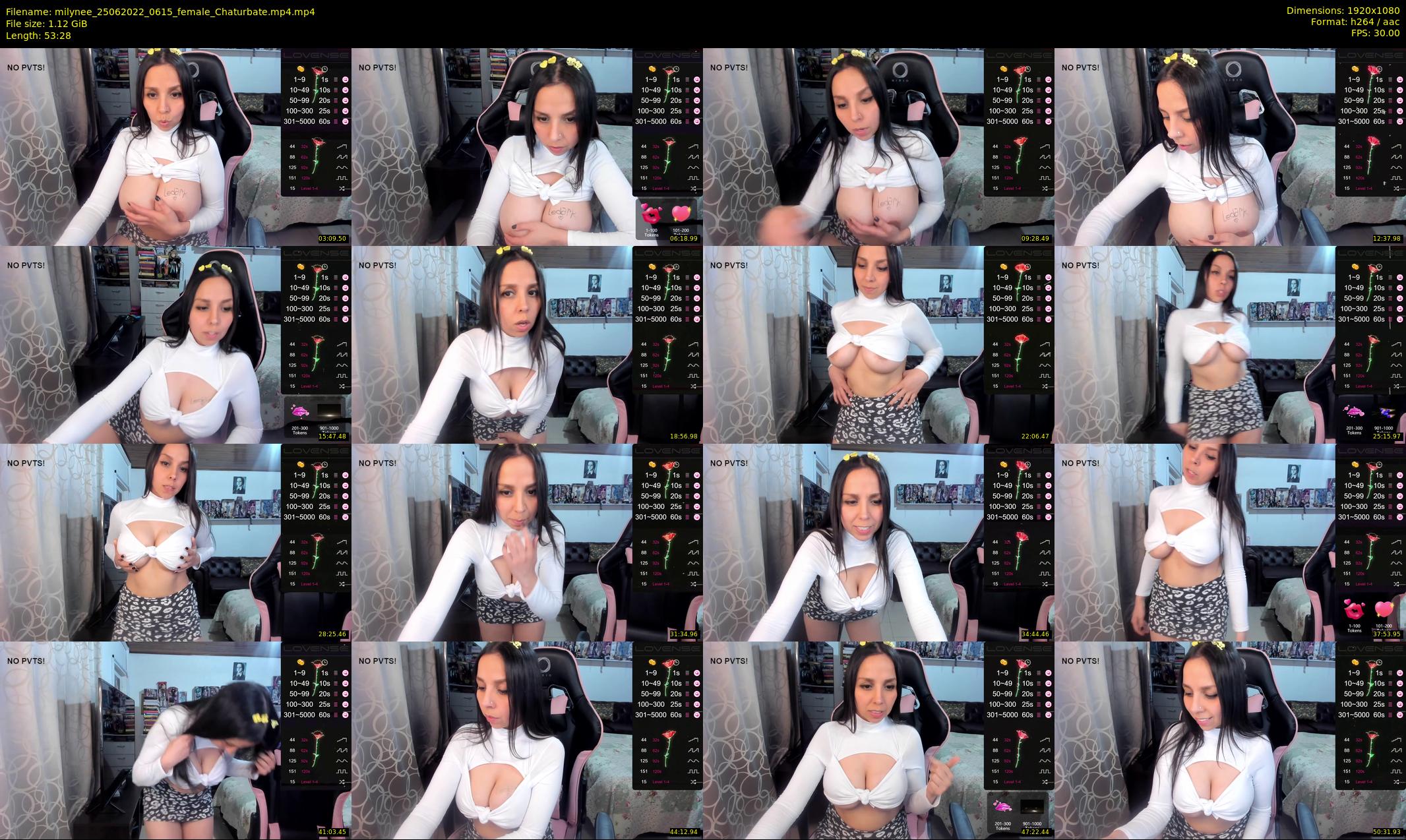 milynee — 54 minute Chaturbate female cam show recording, 1080p, Jun 25, 2022