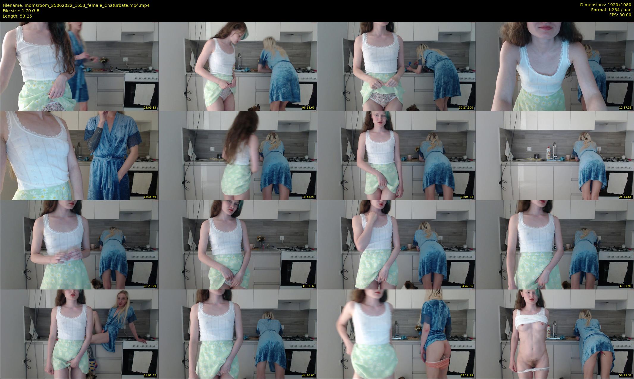momsroom — 54 minute Chaturbate couple cam show recording, 1080p, Jun 25, 2022