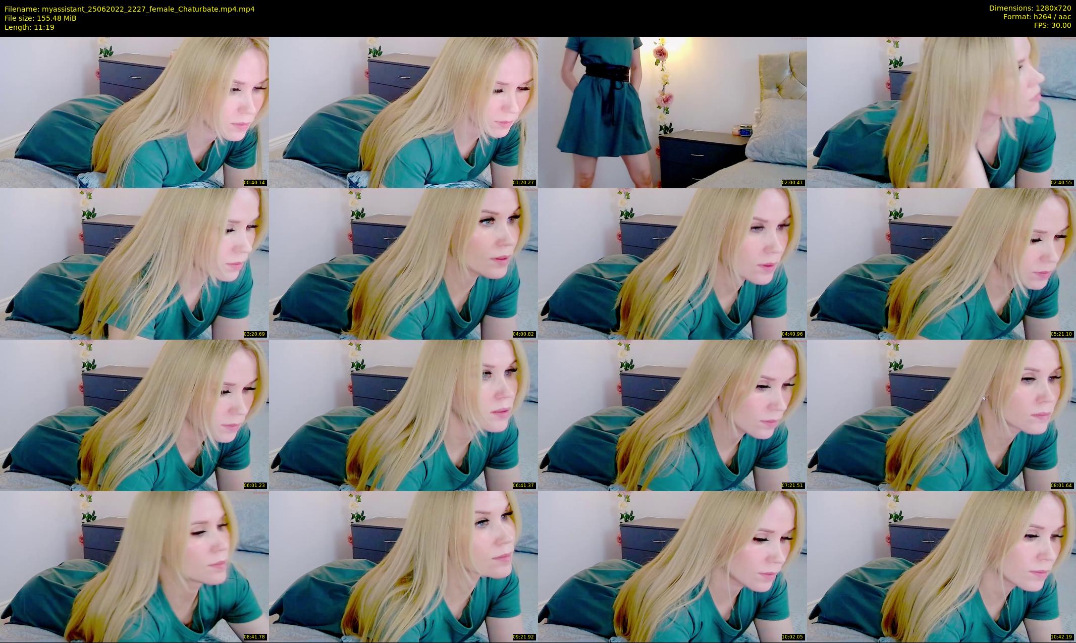 myassistant — 12 minute Chaturbate female cam show recording, 720p, Jun 25, 2022