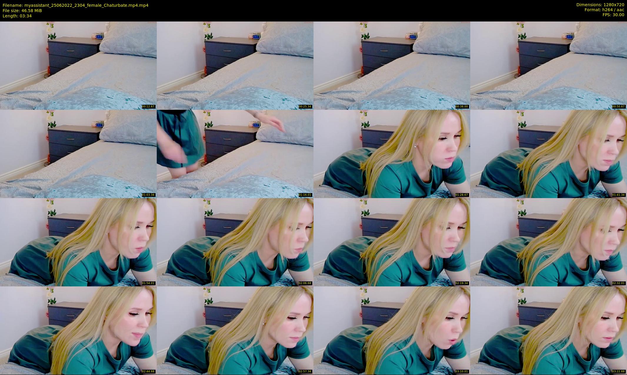 myassistant — 4 minute Chaturbate female cam show recording, 720p, Jun 25, 2022
