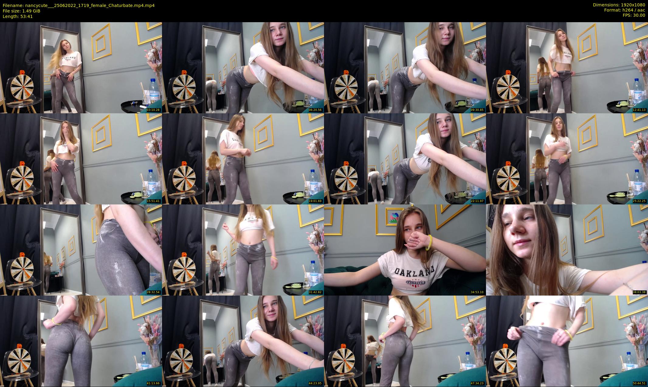 nancycute__ — 54 minute Chaturbate female cam show recording, 1080p, Jun 25, 2022