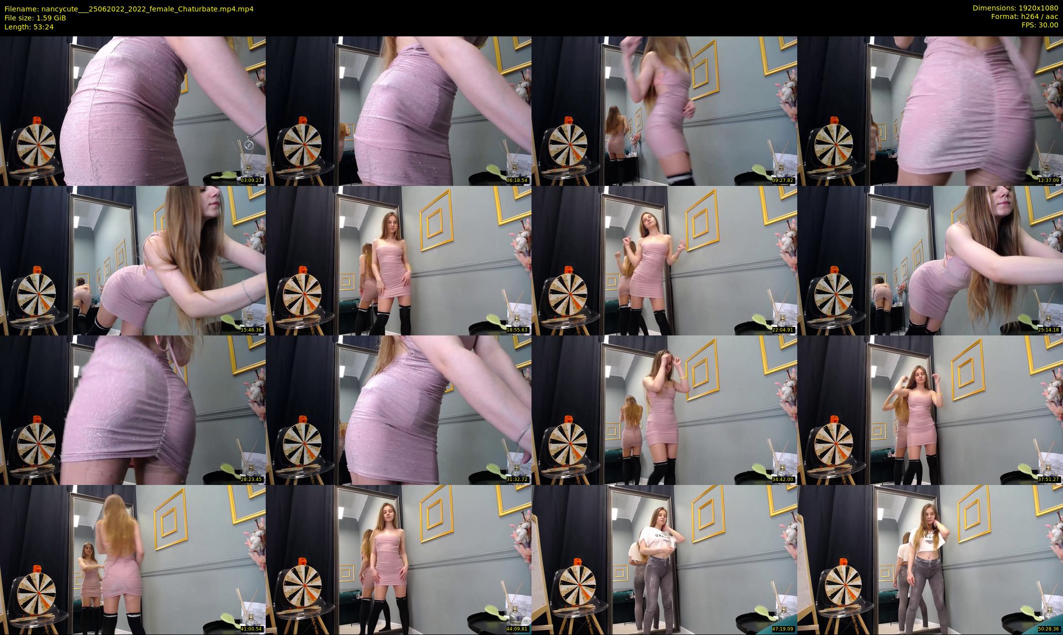 nancycute__ — 54 minute Chaturbate female cam show recording, 1080p, Jun 25, 2022