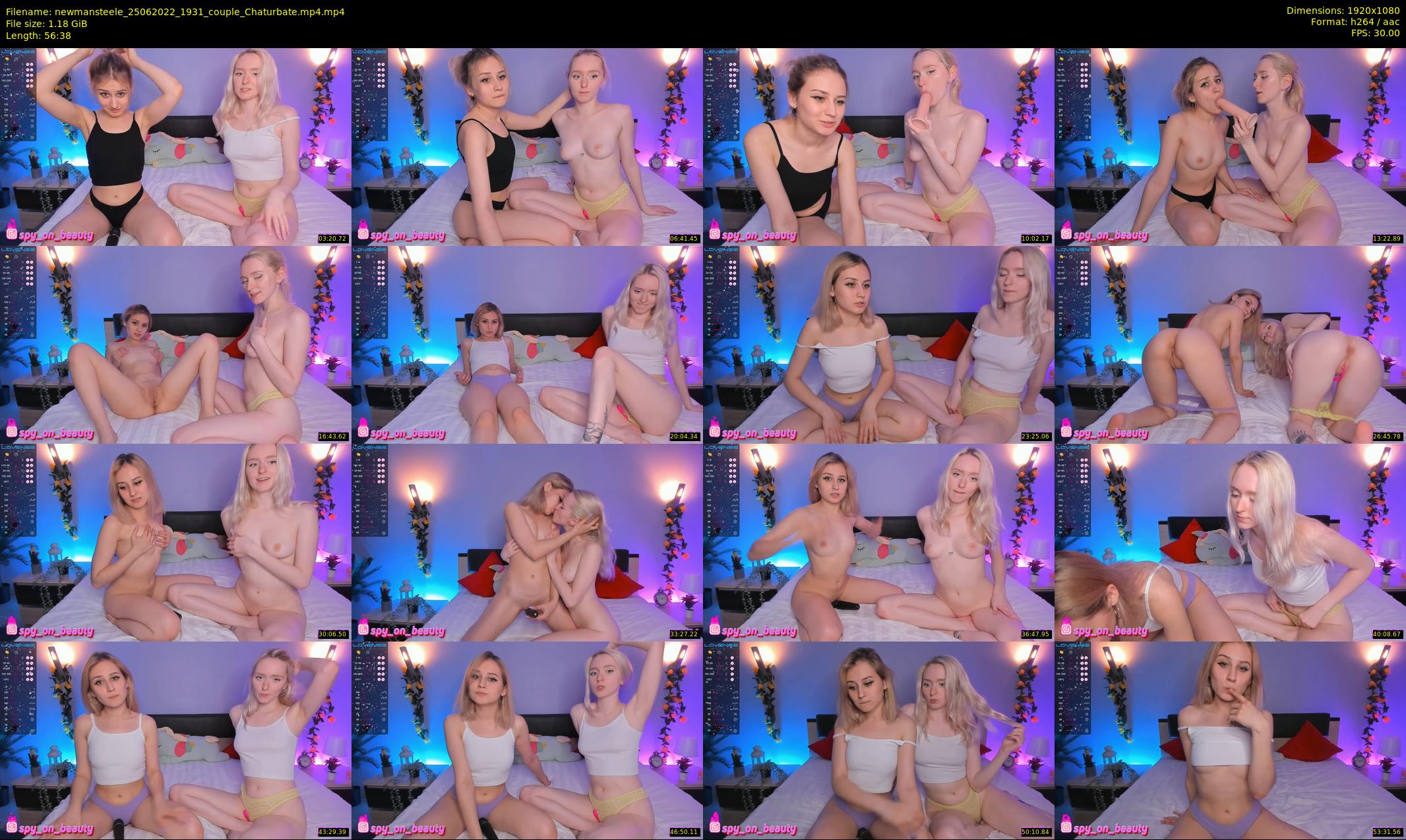 newmansteele — 57 minute Chaturbate couple cam show recording, 1080p, Jun 25, 2022
