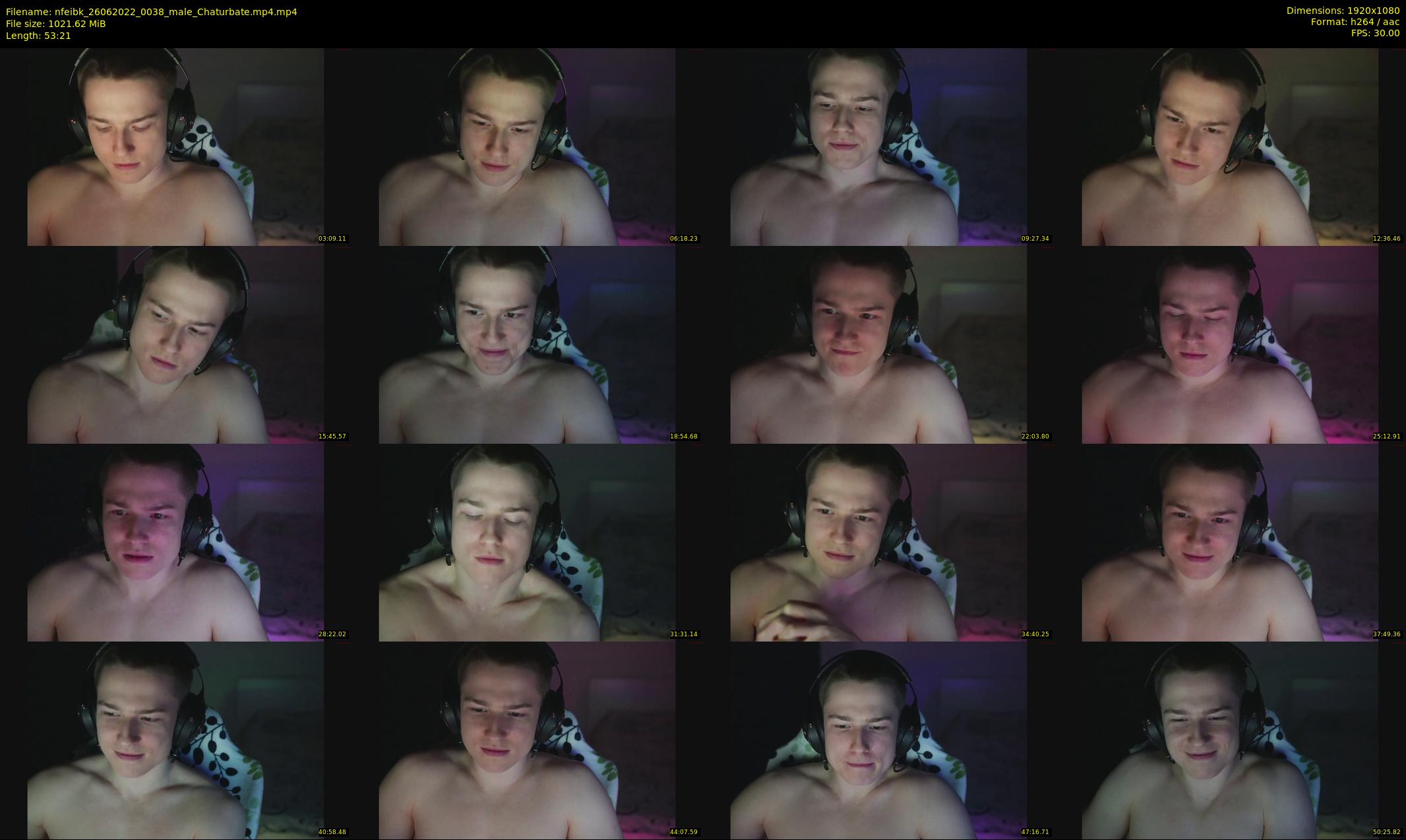 nfeibk — 54 minute Chaturbate male cam show recording, 1080p, Jun 26, 2022