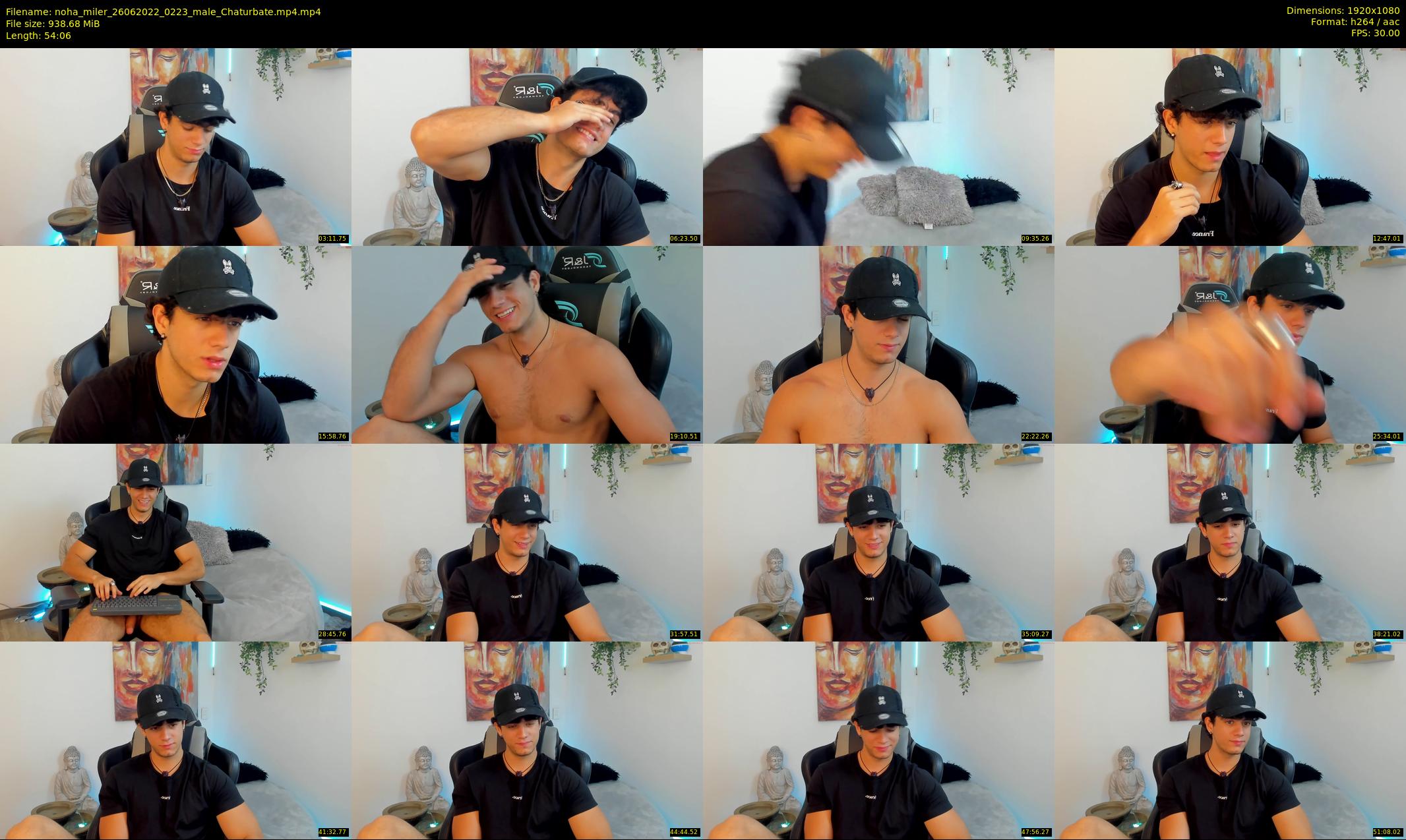 noha_miler — 55 minute Chaturbate male cam show recording, 1080p, Jun 26, 2022
