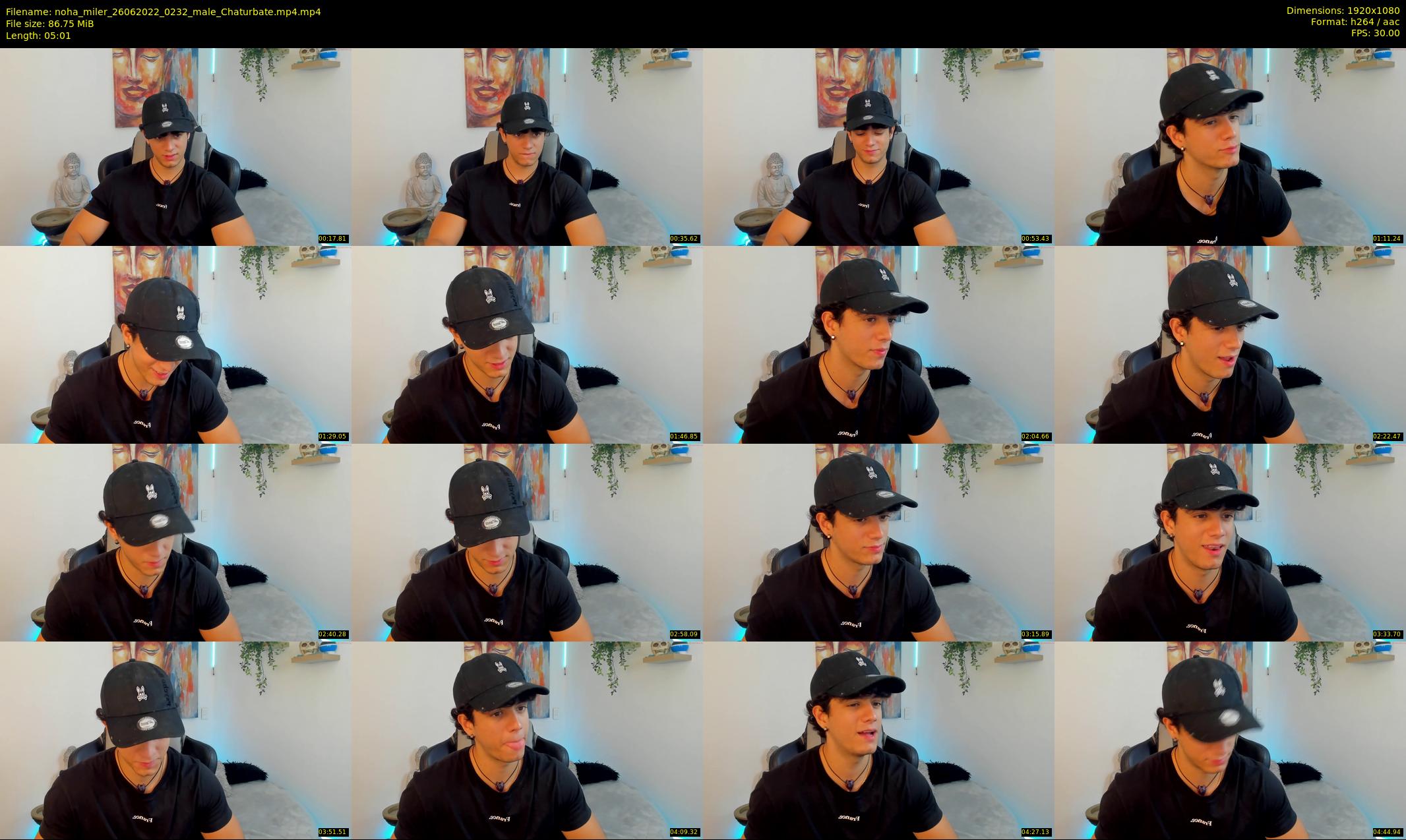 noha_miler — 6 minute Chaturbate male cam show recording, 1080p, Jun 26, 2022