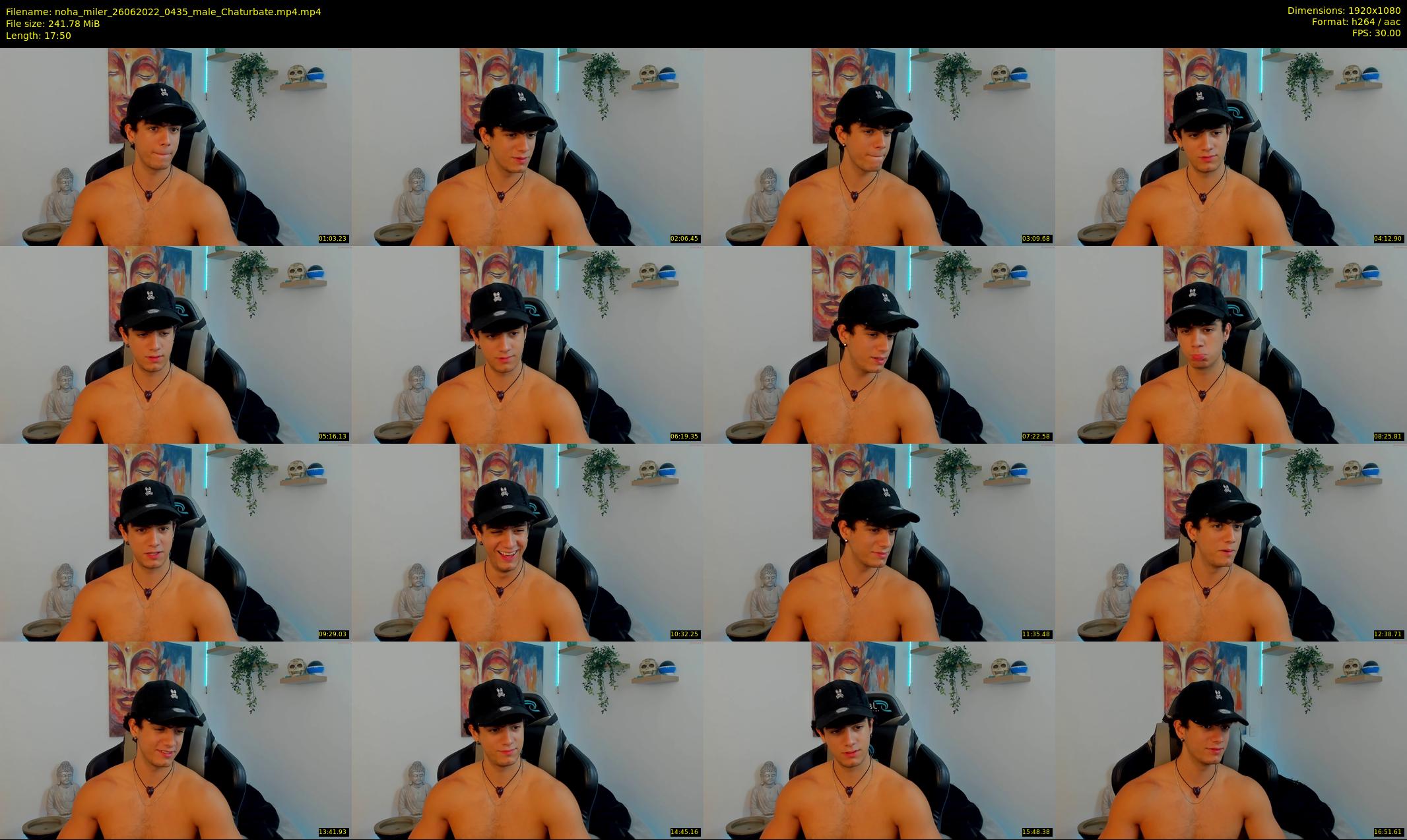 noha_miler — 18 minute Chaturbate male cam show recording, 1080p, Jun 26, 2022