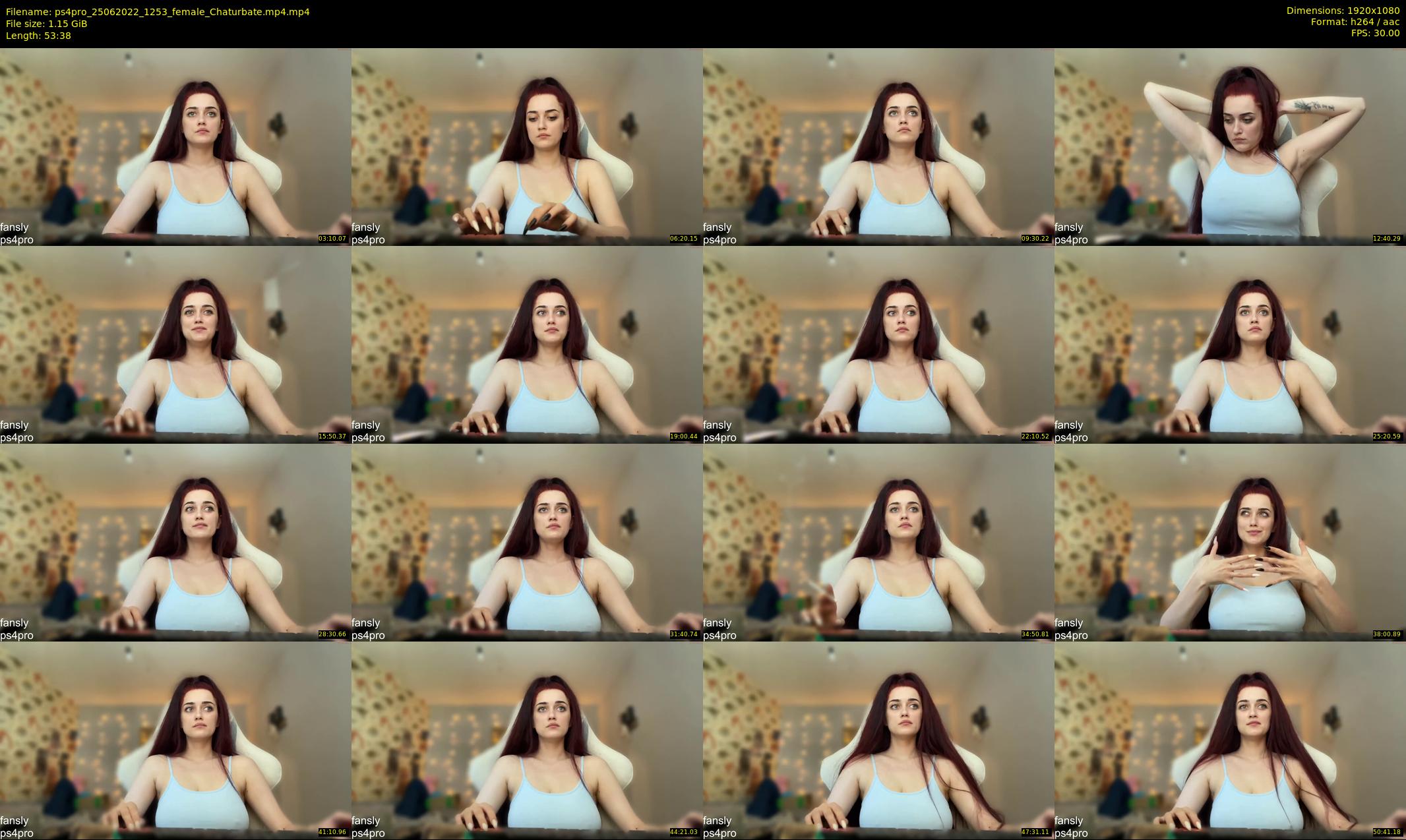 ps4pro — 54 minute Chaturbate female cam show recording, 1080p, Jun 25, 2022