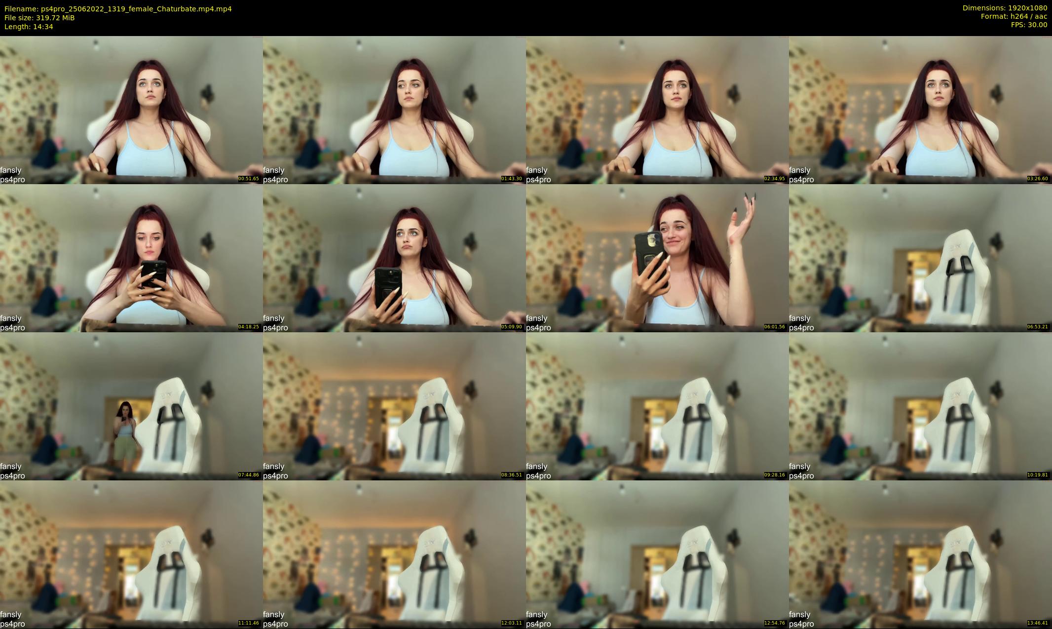 ps4pro — 15 minute Chaturbate female cam show recording, 1080p, Jun 25, 2022