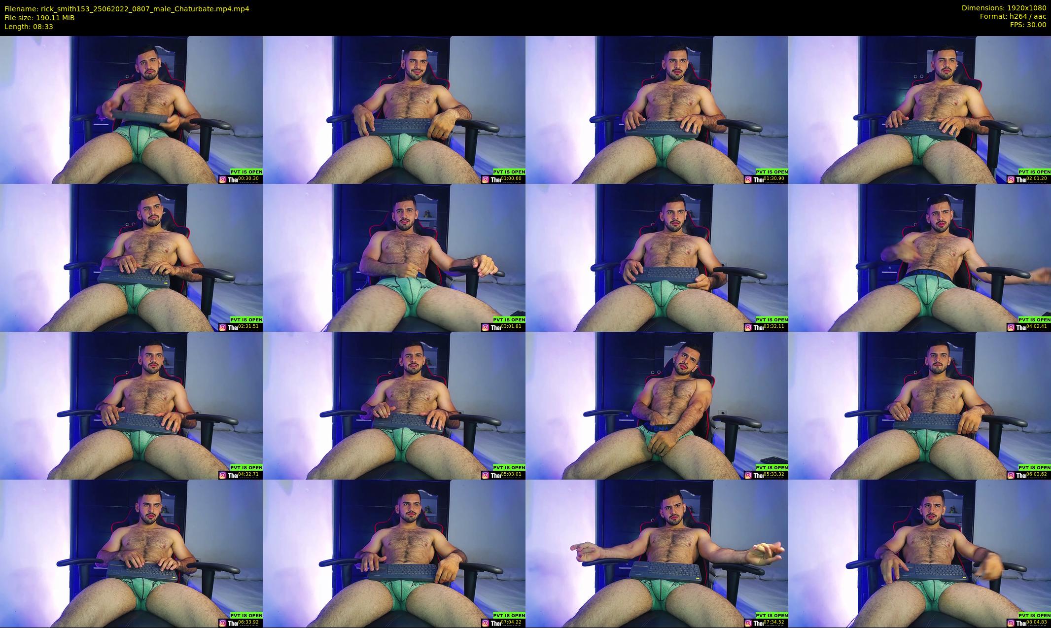 rick_smith153 — 9 minute Chaturbate male cam show recording, 1080p, Jun 25, 2022