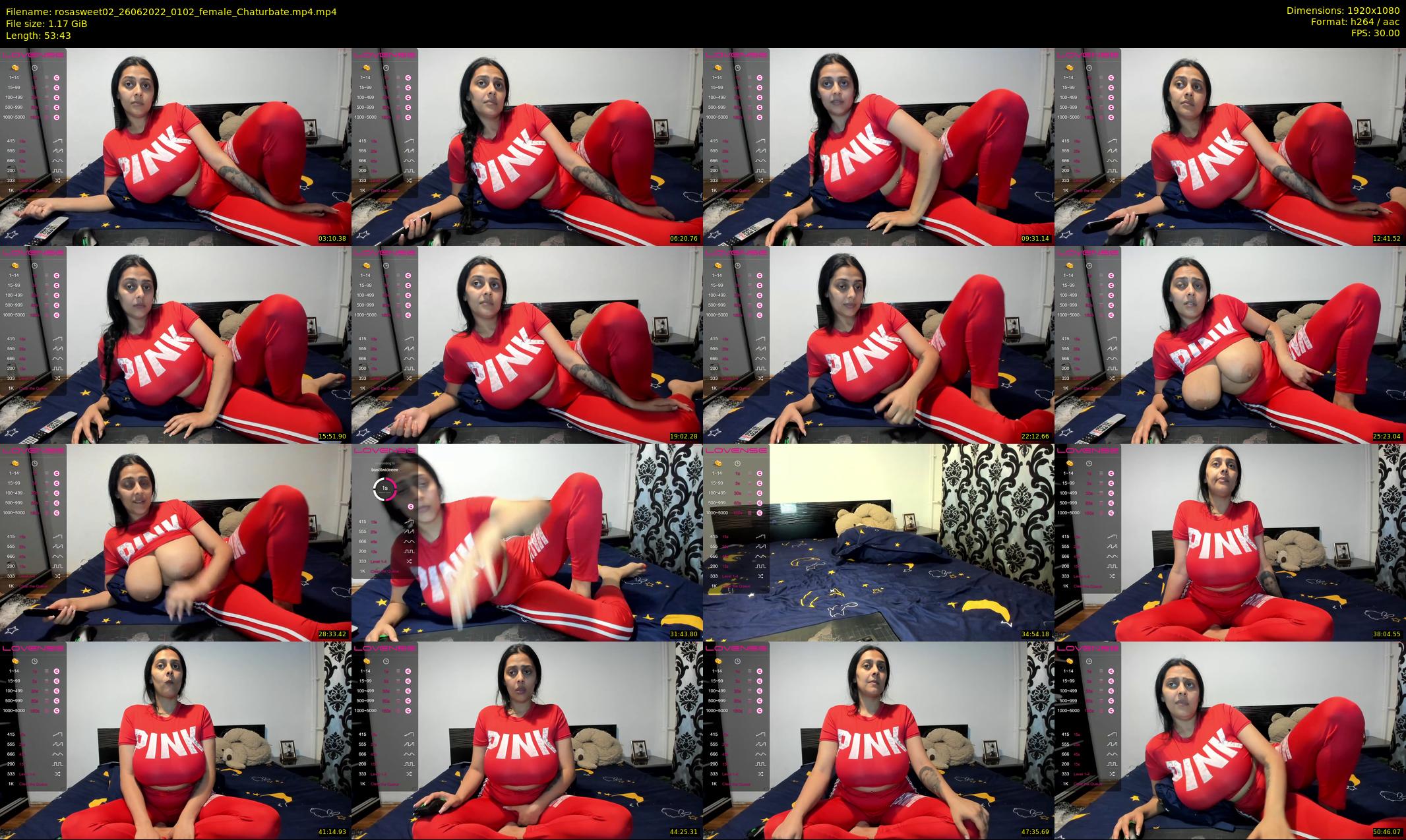 rosasweet02 — 54 minute Chaturbate female cam show recording, 1080p, Jun 26, 2022